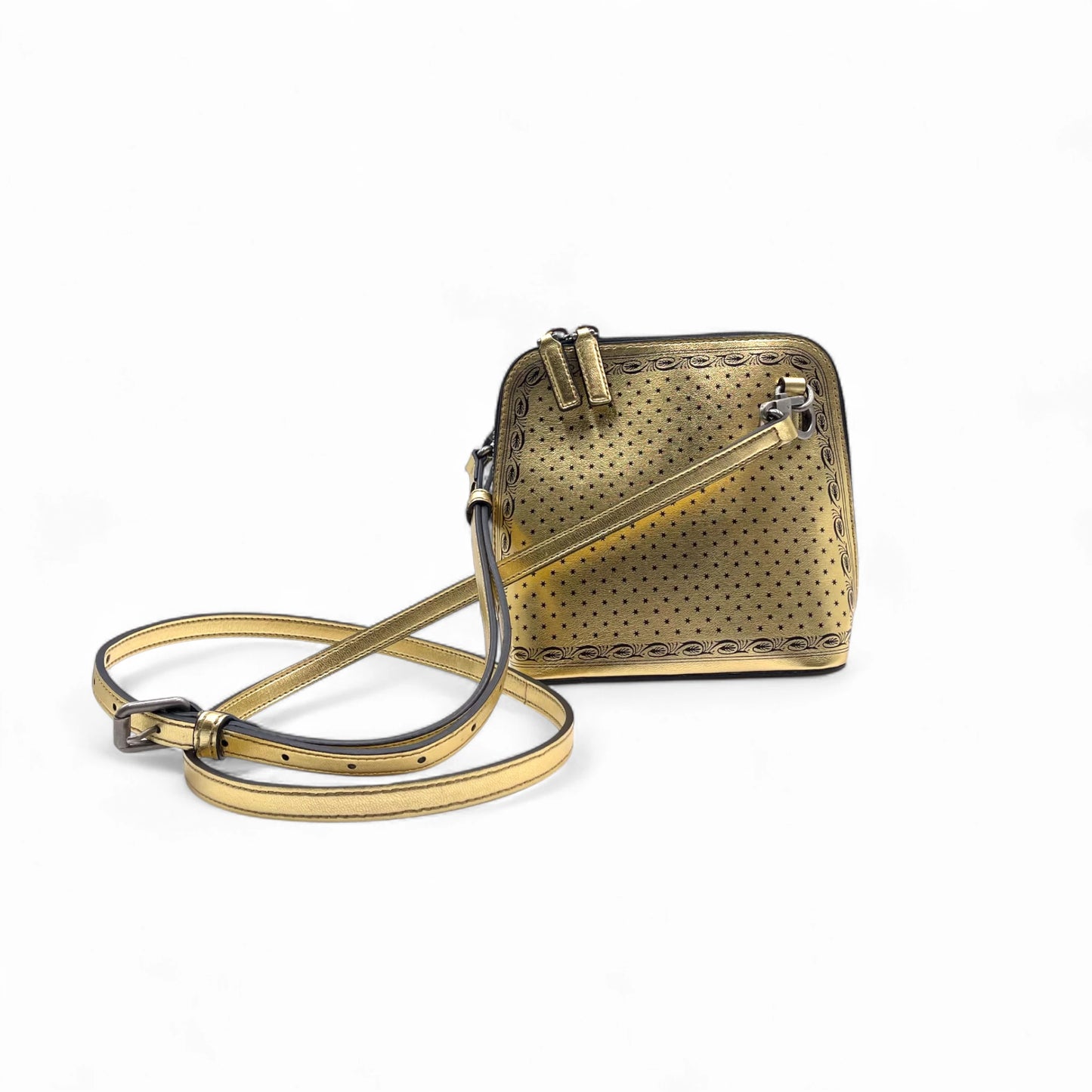 Gucci X Sega Stars Mini Gold Crossbody