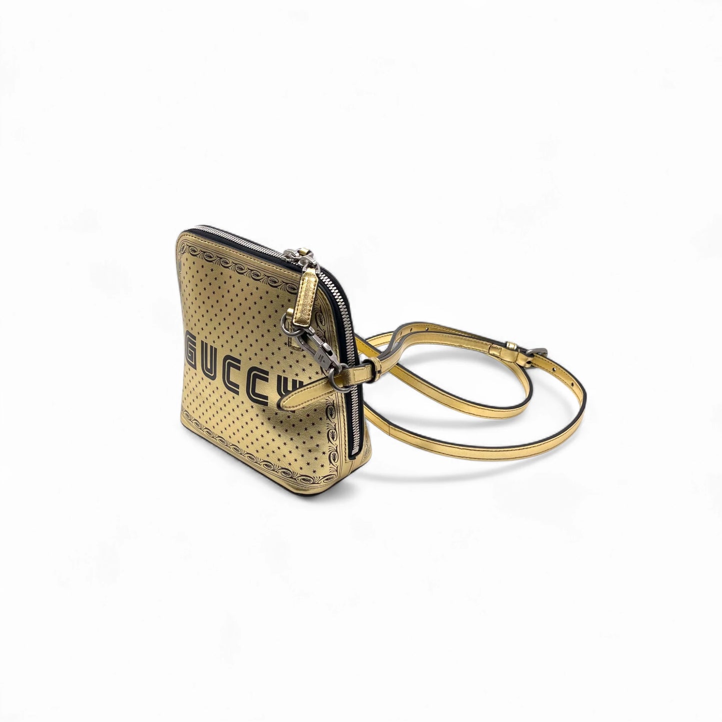 Gucci X Sega Stars Mini Gold Crossbody