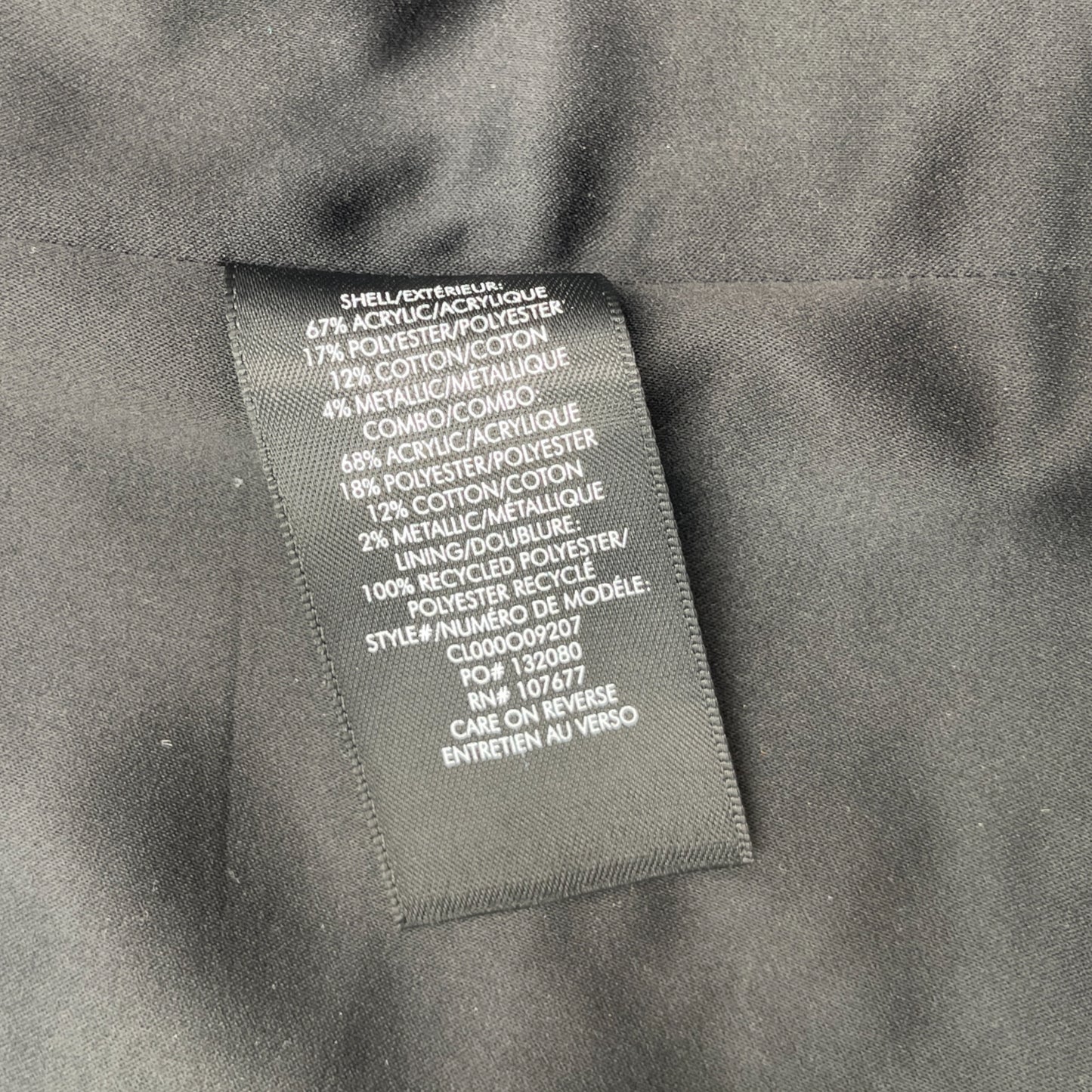 Alice + Olivia Black/White Tweed Jacket