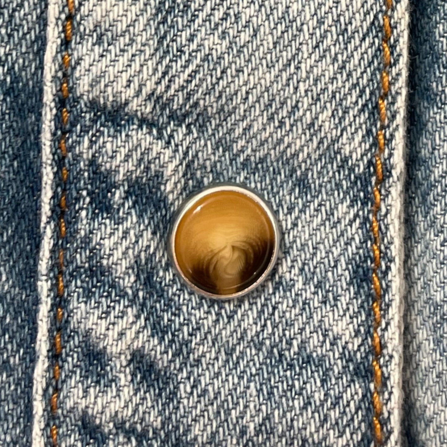 Ganni Denim Bib Shirt