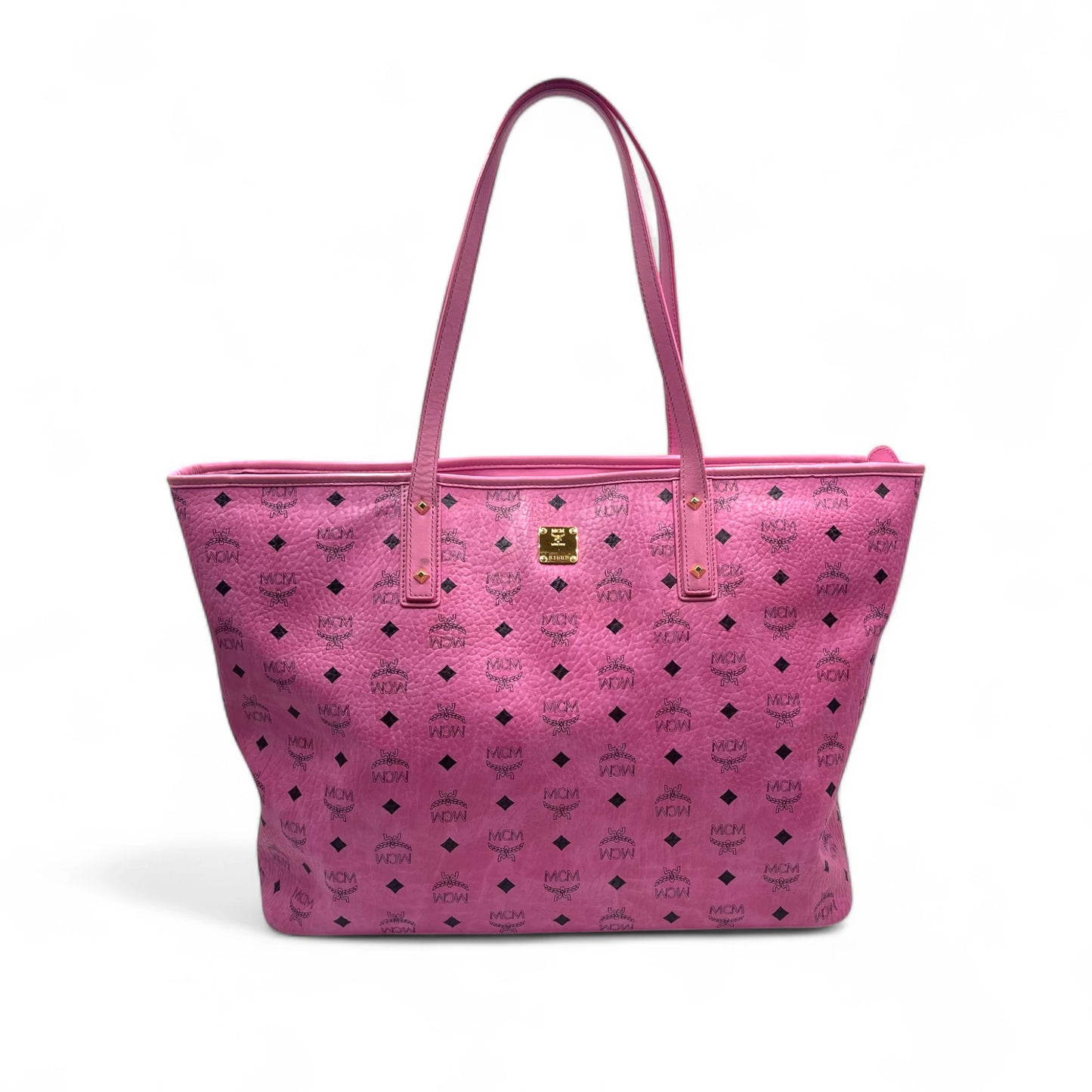 MCM Visetos Large Anya Shopper Tote
