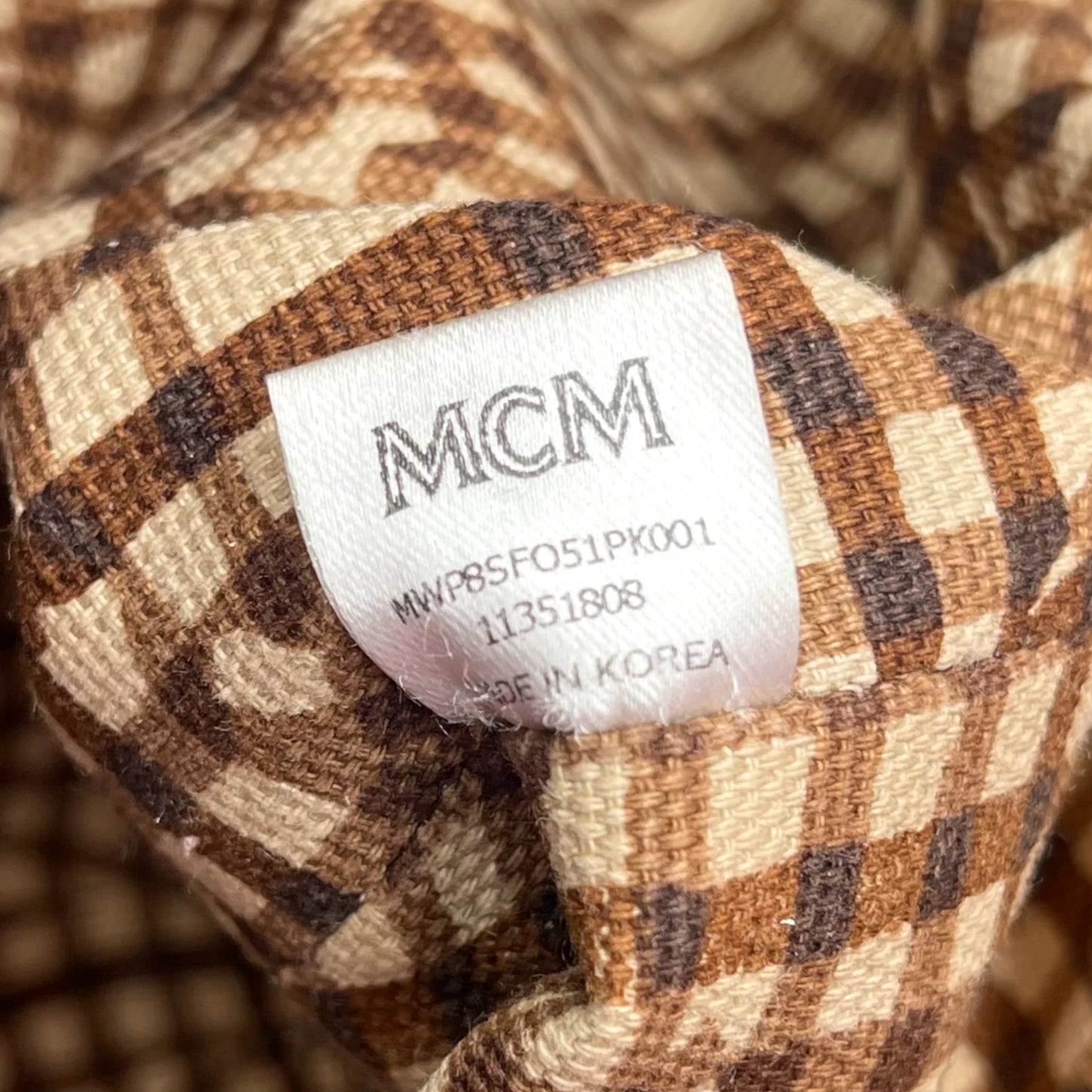 MCM Visetos Large Anya Shopper Tote