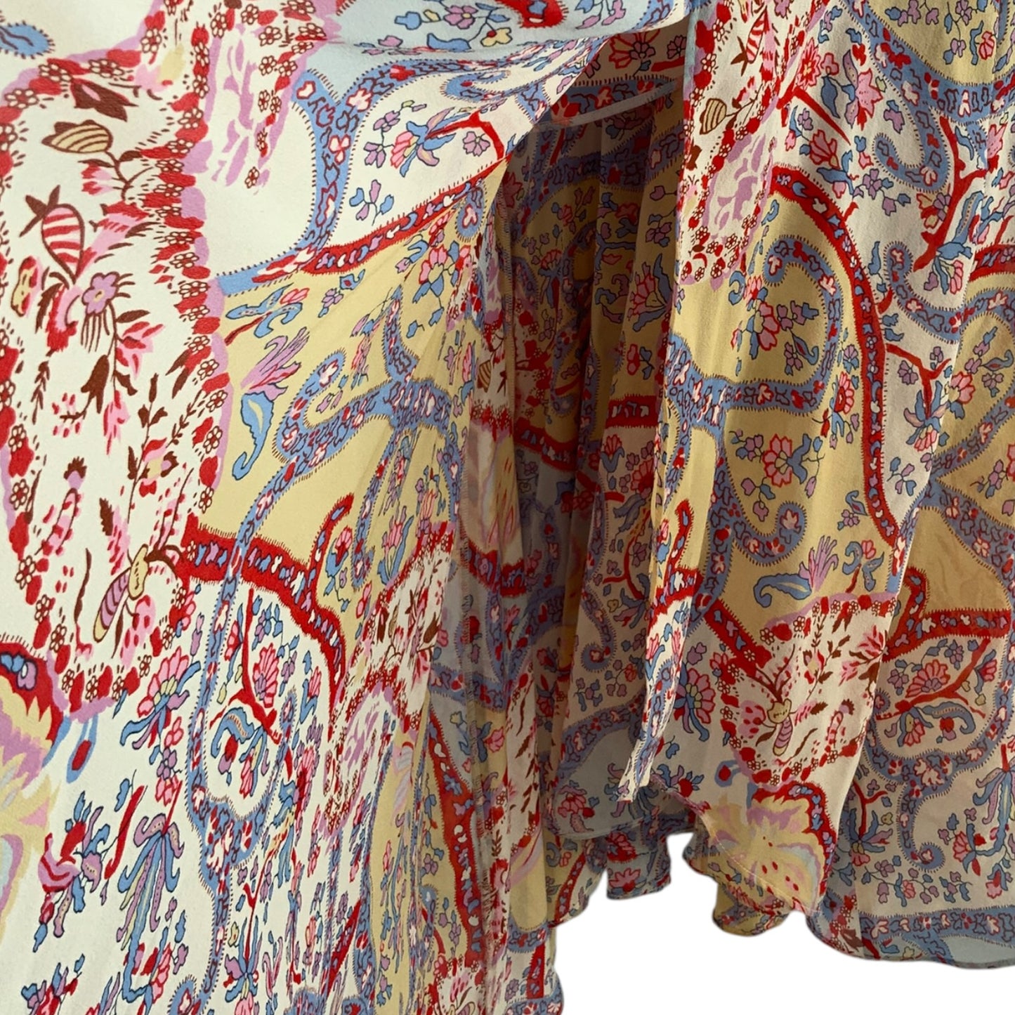 Veronica Beard Paisley One Sleeve Dress
