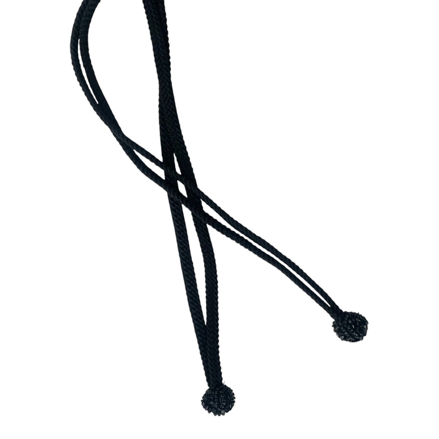 Christian Dior Black Beaded Belt