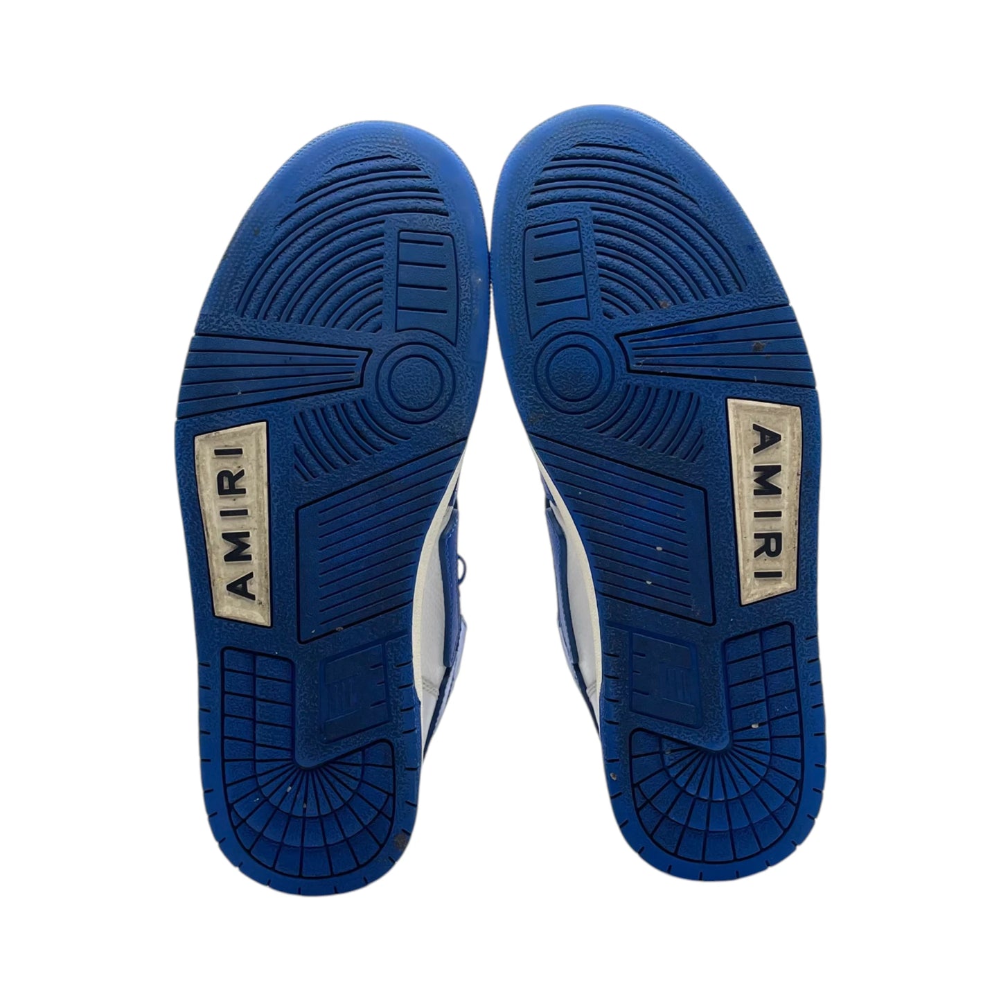 Amiri Skeleton White/Blue High-top Men's Sneakers