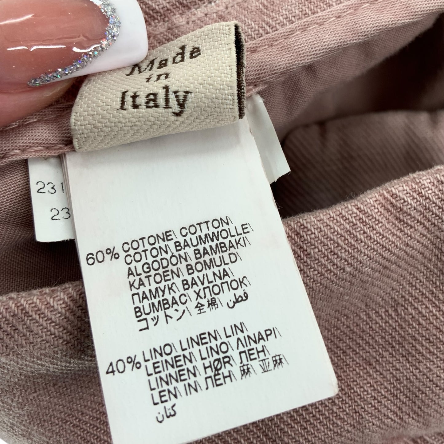 Brunello Cucinelli Nude Pink High Waisted Shorts