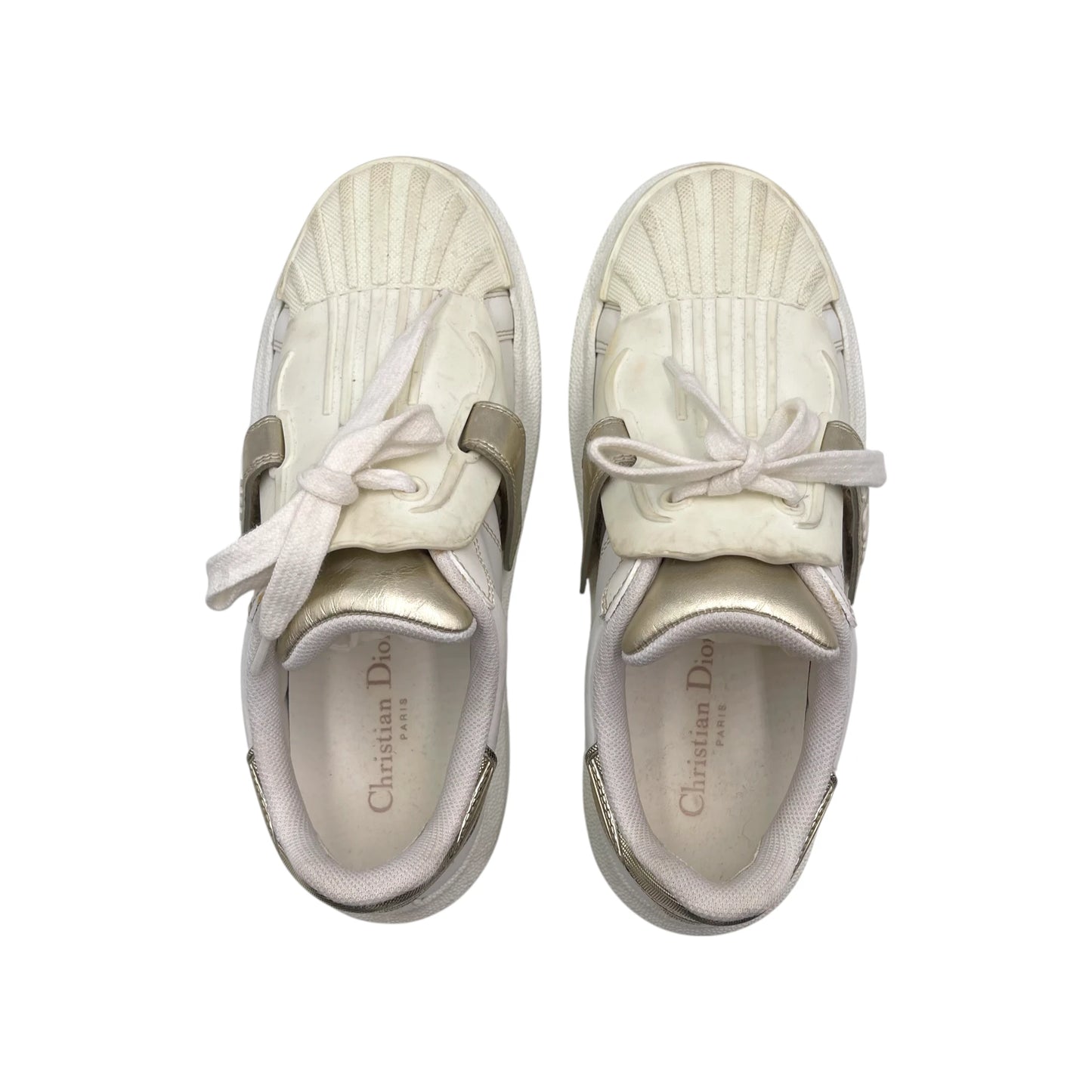 Dior ID White/Gold Women's Sneakers