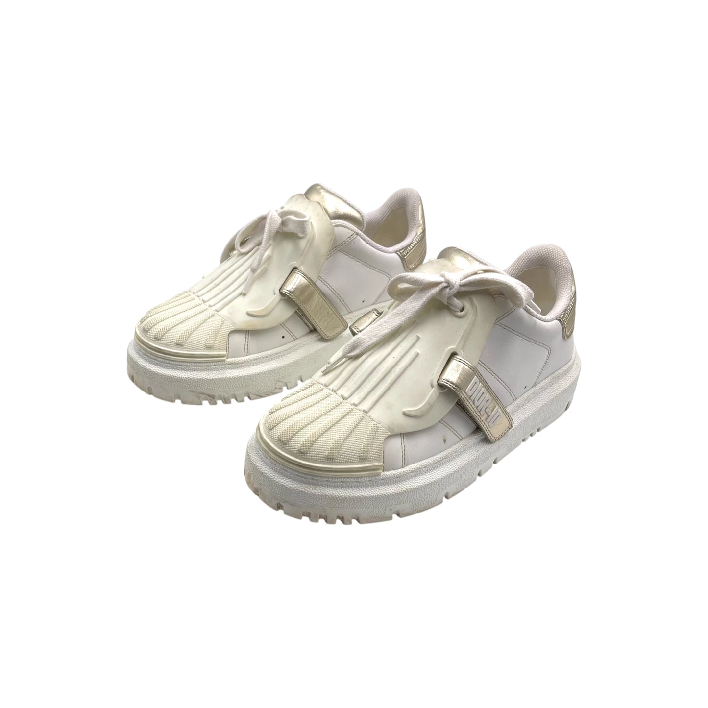 Dior ID White/Gold Women's Sneakers