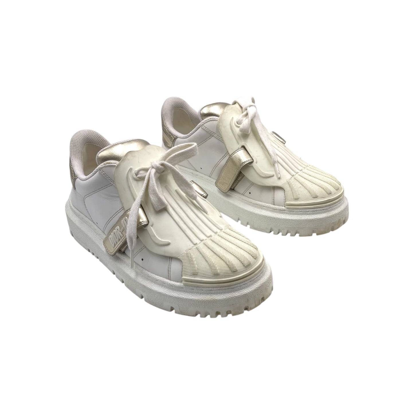 Dior ID White/Gold Women's Sneakers