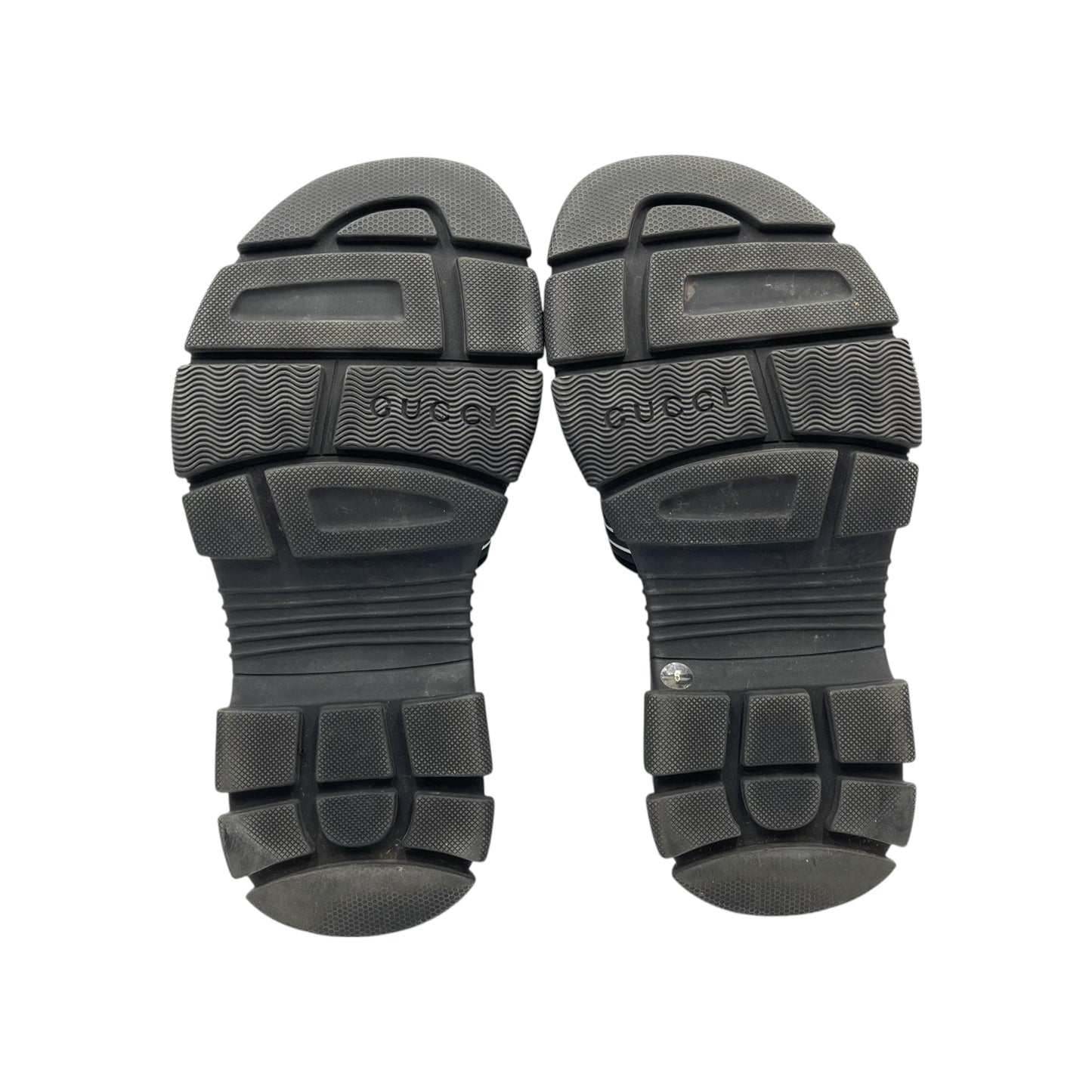 Gucci Black Logo Chuncky Platform Men's Sandals