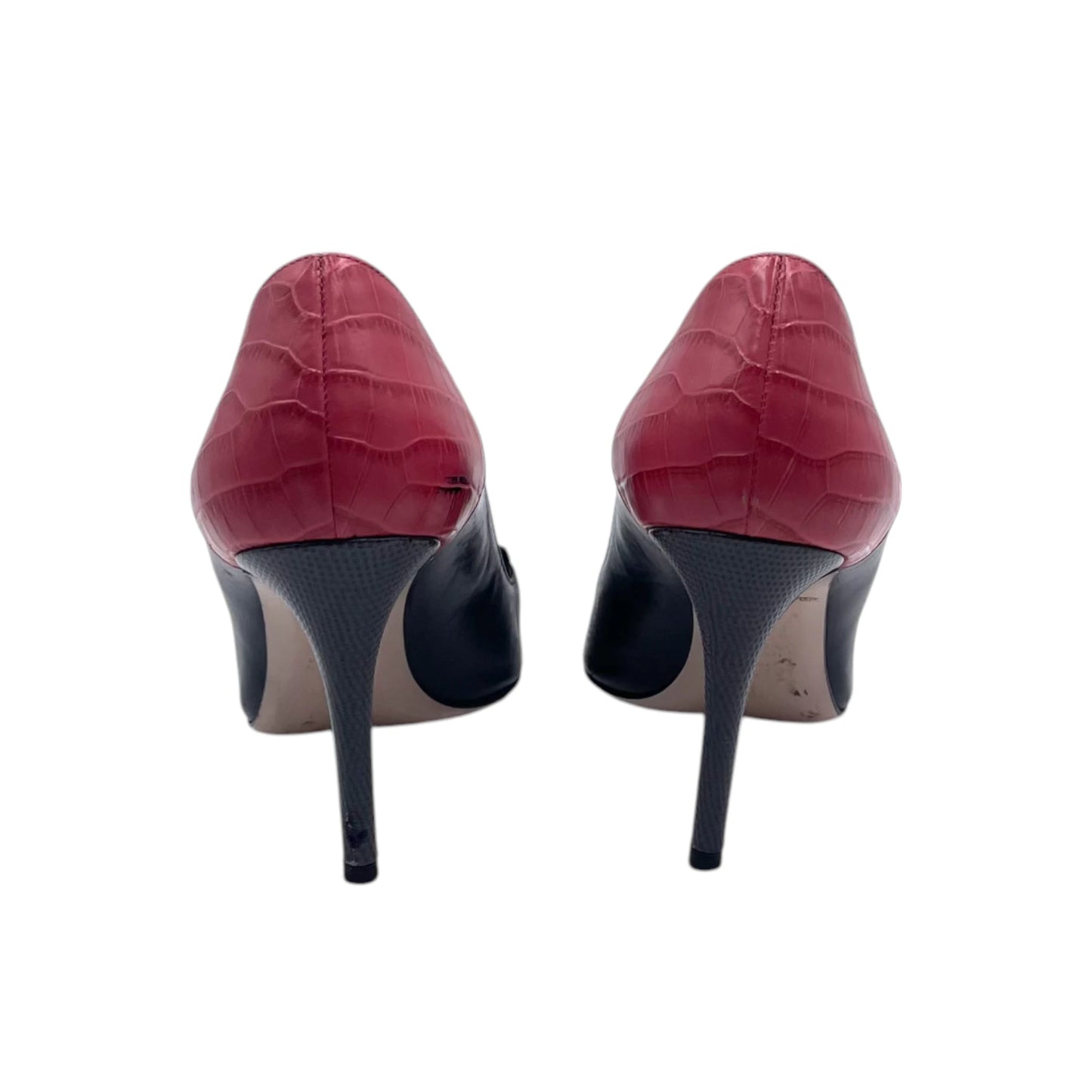 Fendi Multicolor Leather Monster Eyes Pump