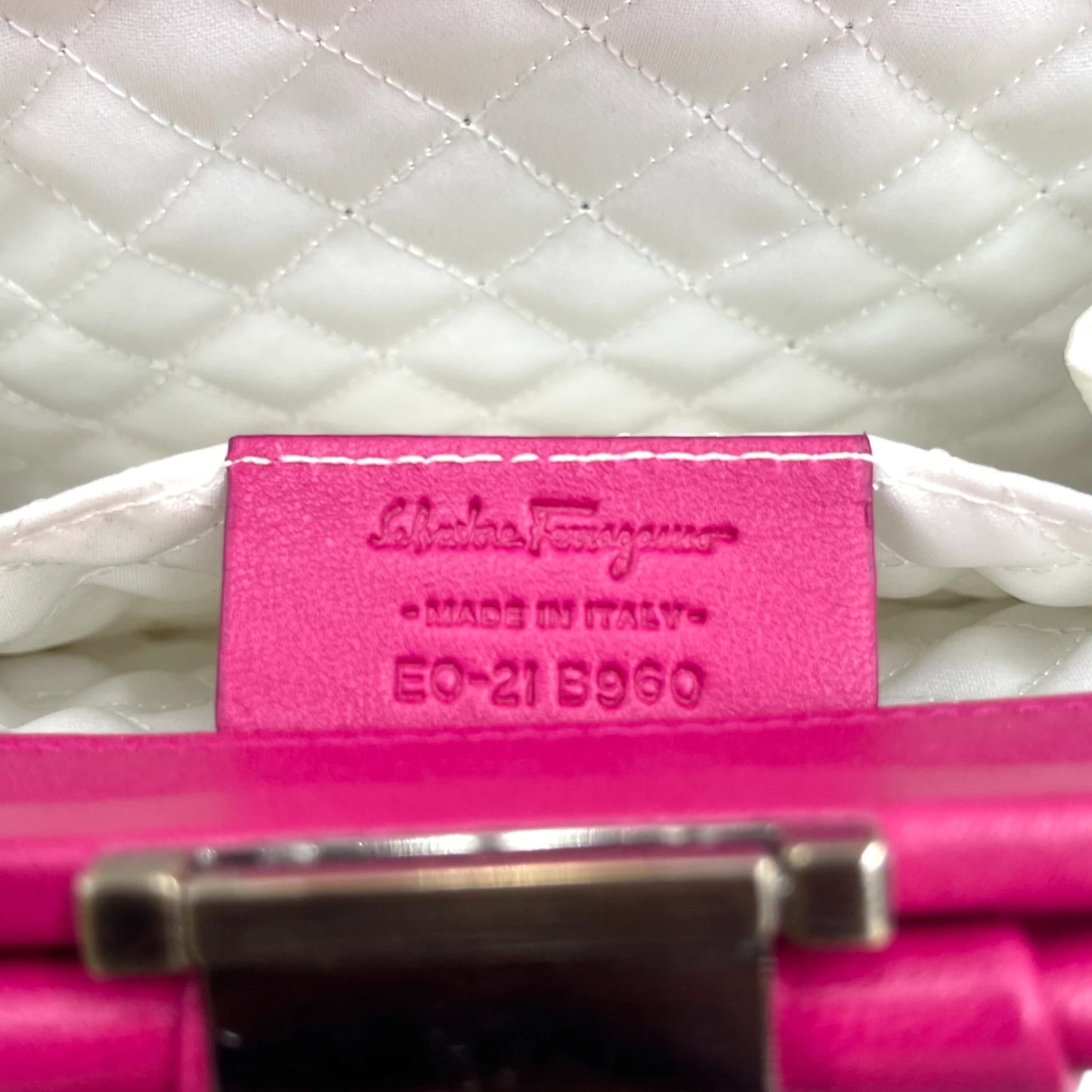 Ferragamo Leather Clutch