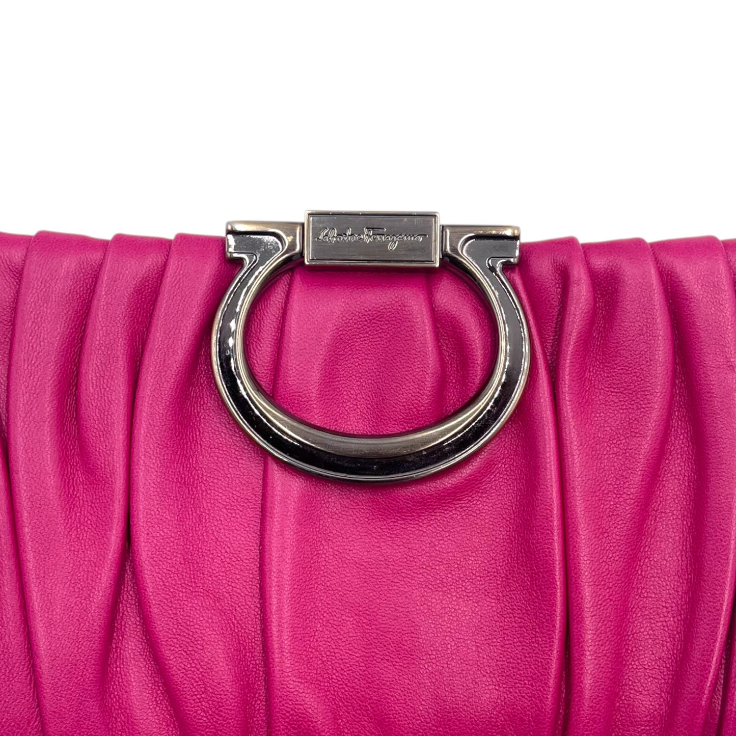 Ferragamo Leather Clutch