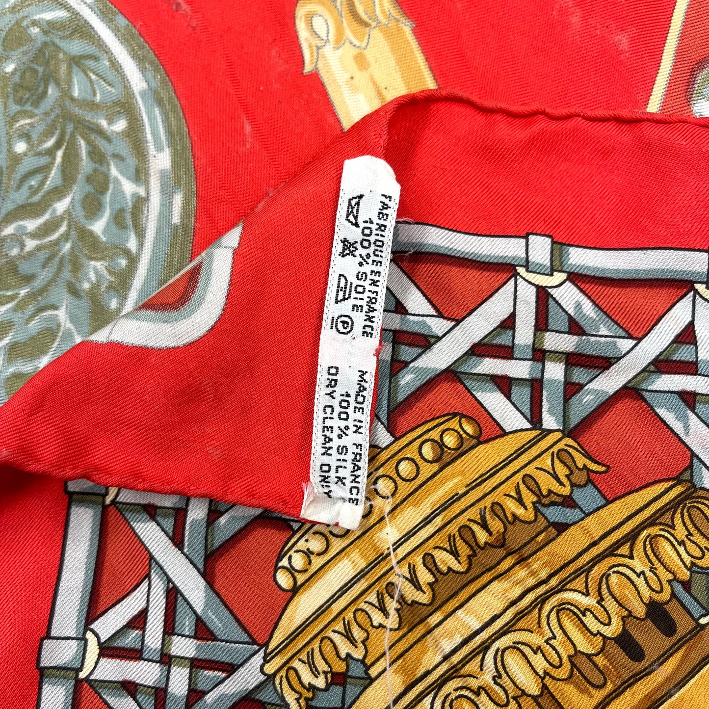 Hermès 'Feux de Route' Silk Scarf