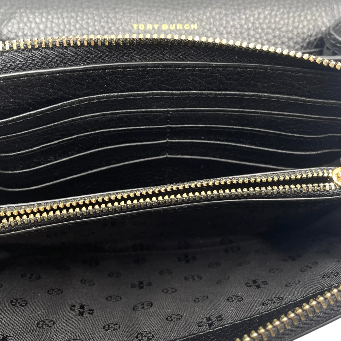 Tory Burch Pebble Leather Wallet Crossbody