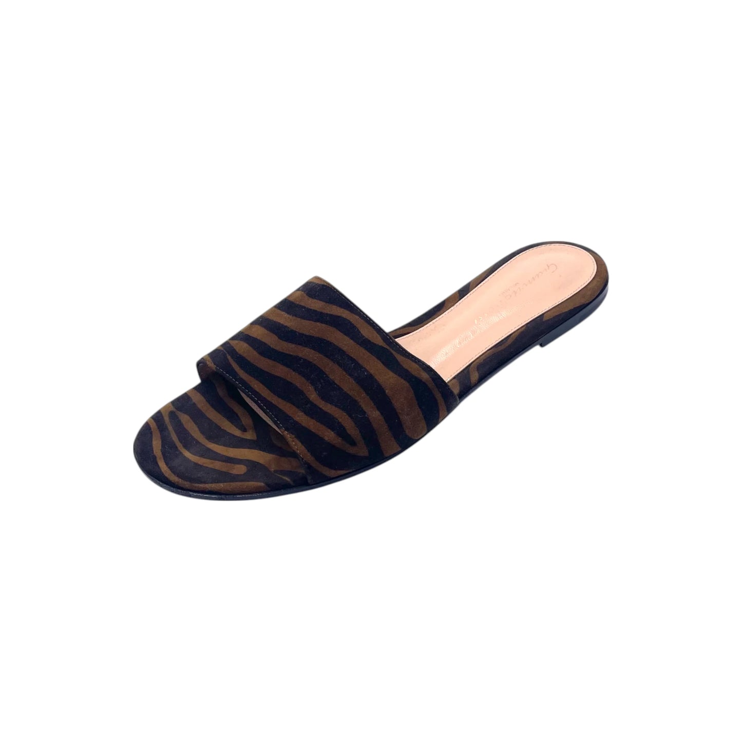 Gianvito Rossi Tiger Print Suede Women's Sandals