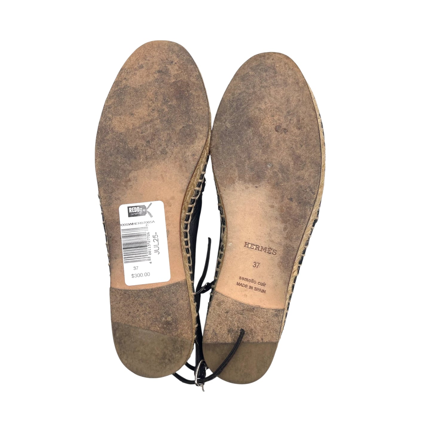Hermès Black Espadrille
