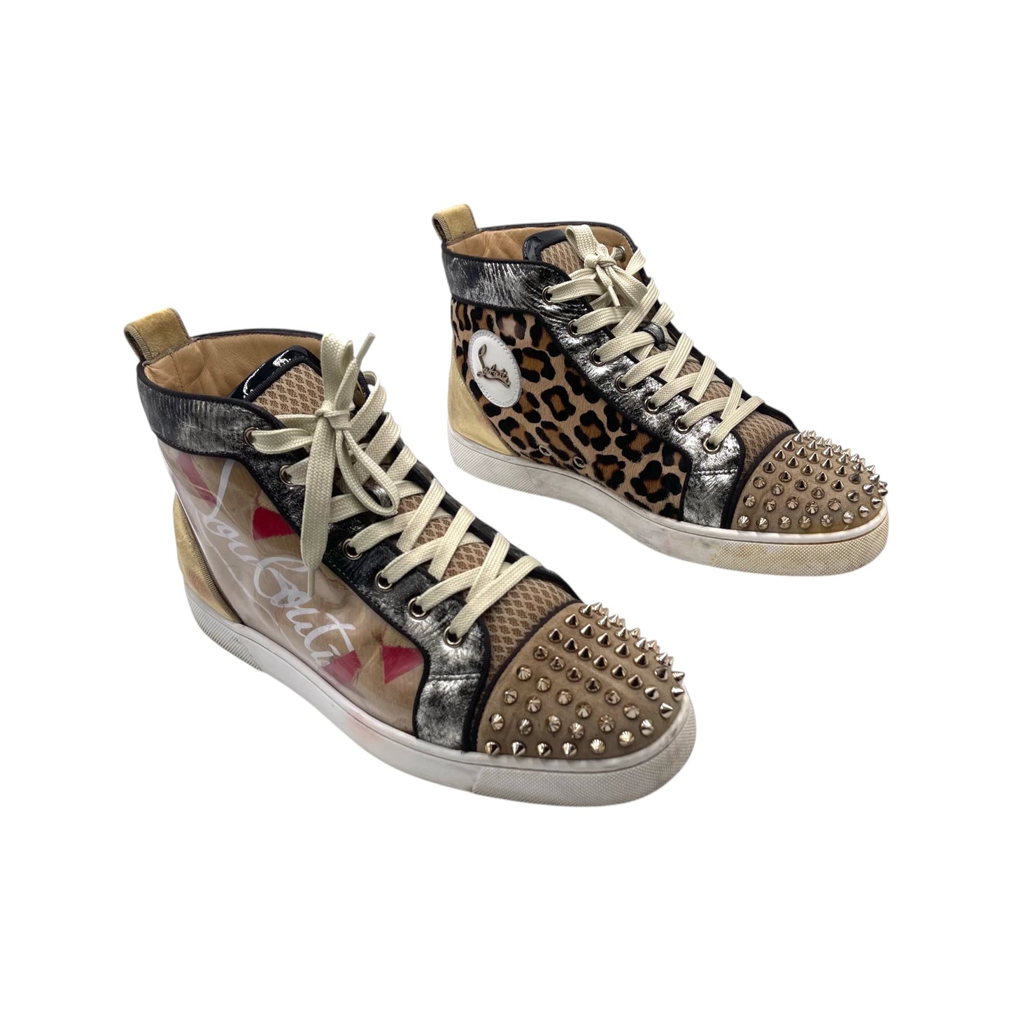 Louboutin Loubi Kraft High-Top Snkr