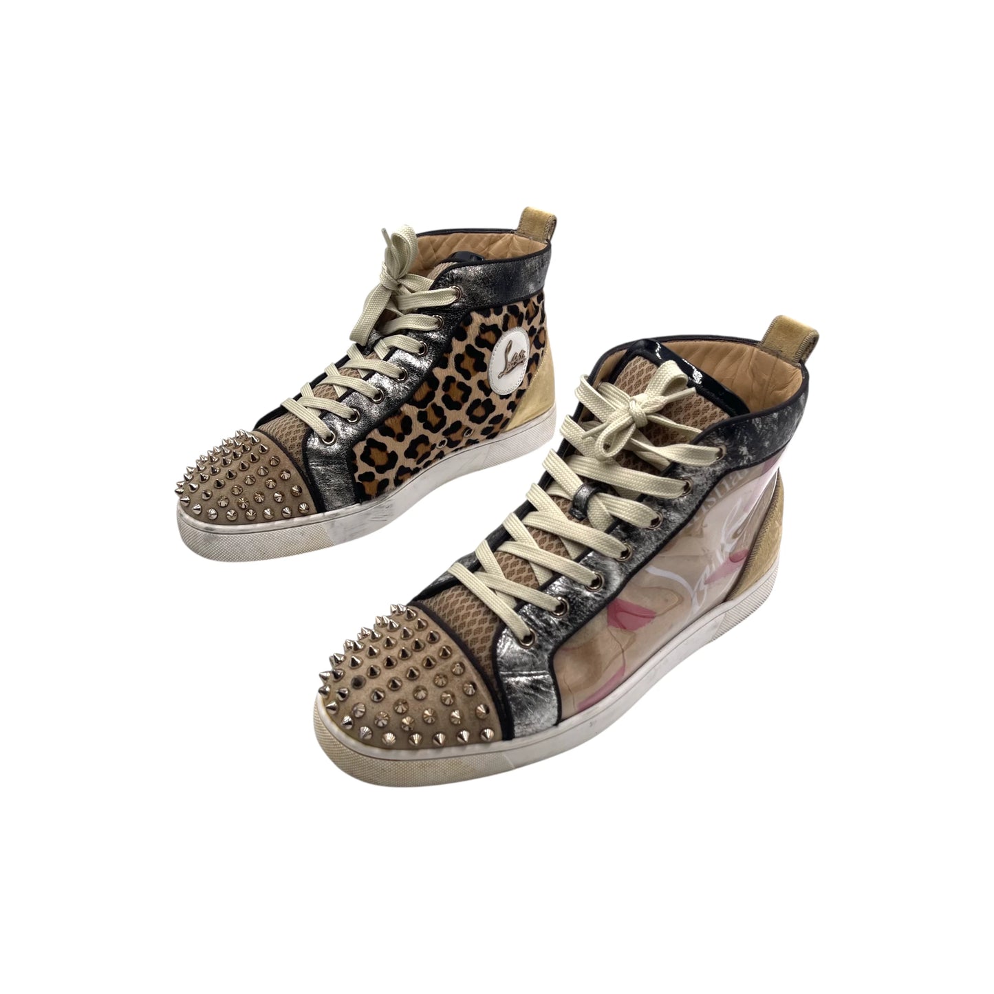 Louboutin Loubi Kraft High-Top Snkr
