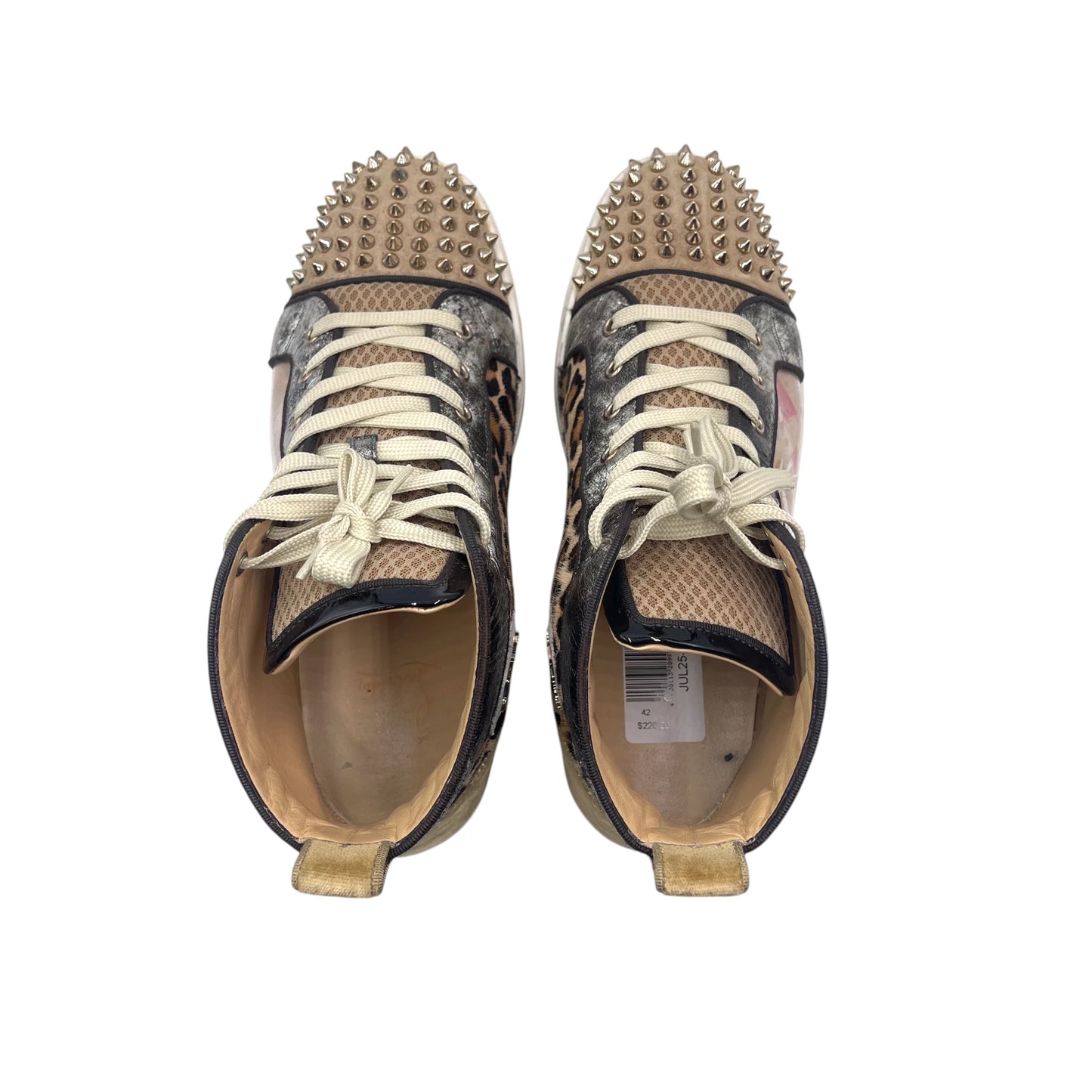 Louboutin Loubi Kraft High-Top Snkr