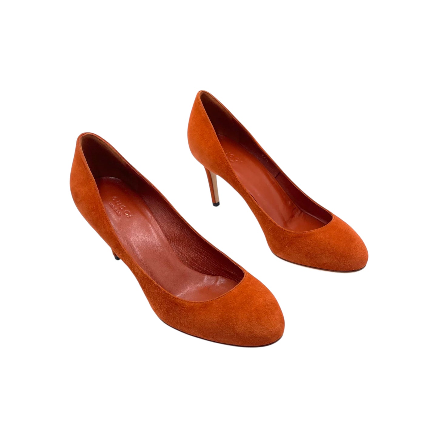 Gucci Interlocking G Suede Pump