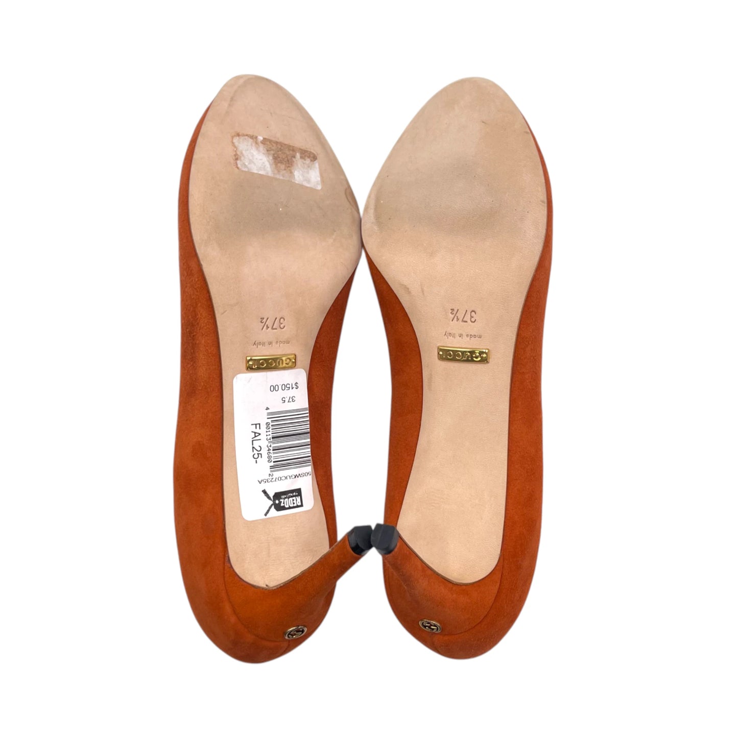 Gucci Interlocking G Suede Pump