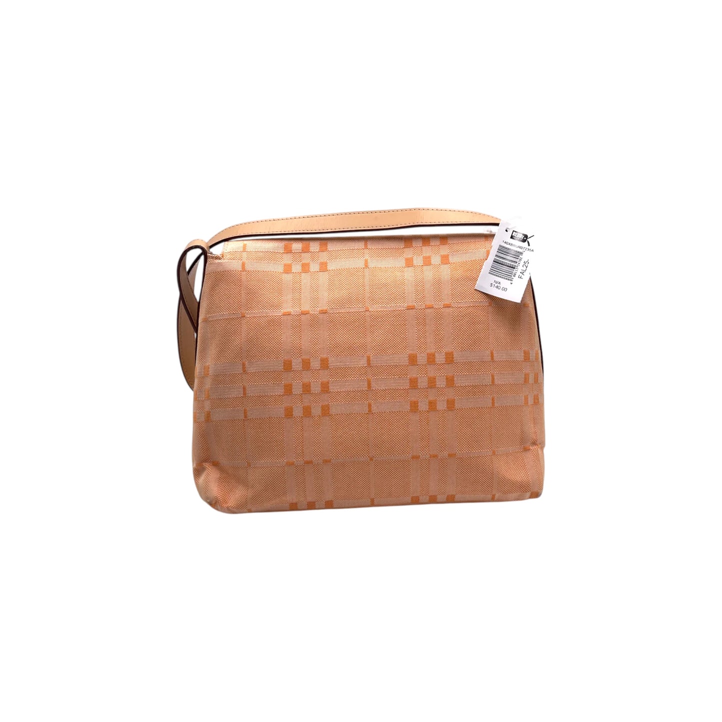 Burberry Orange Vintage Canvas Shoulder Bag