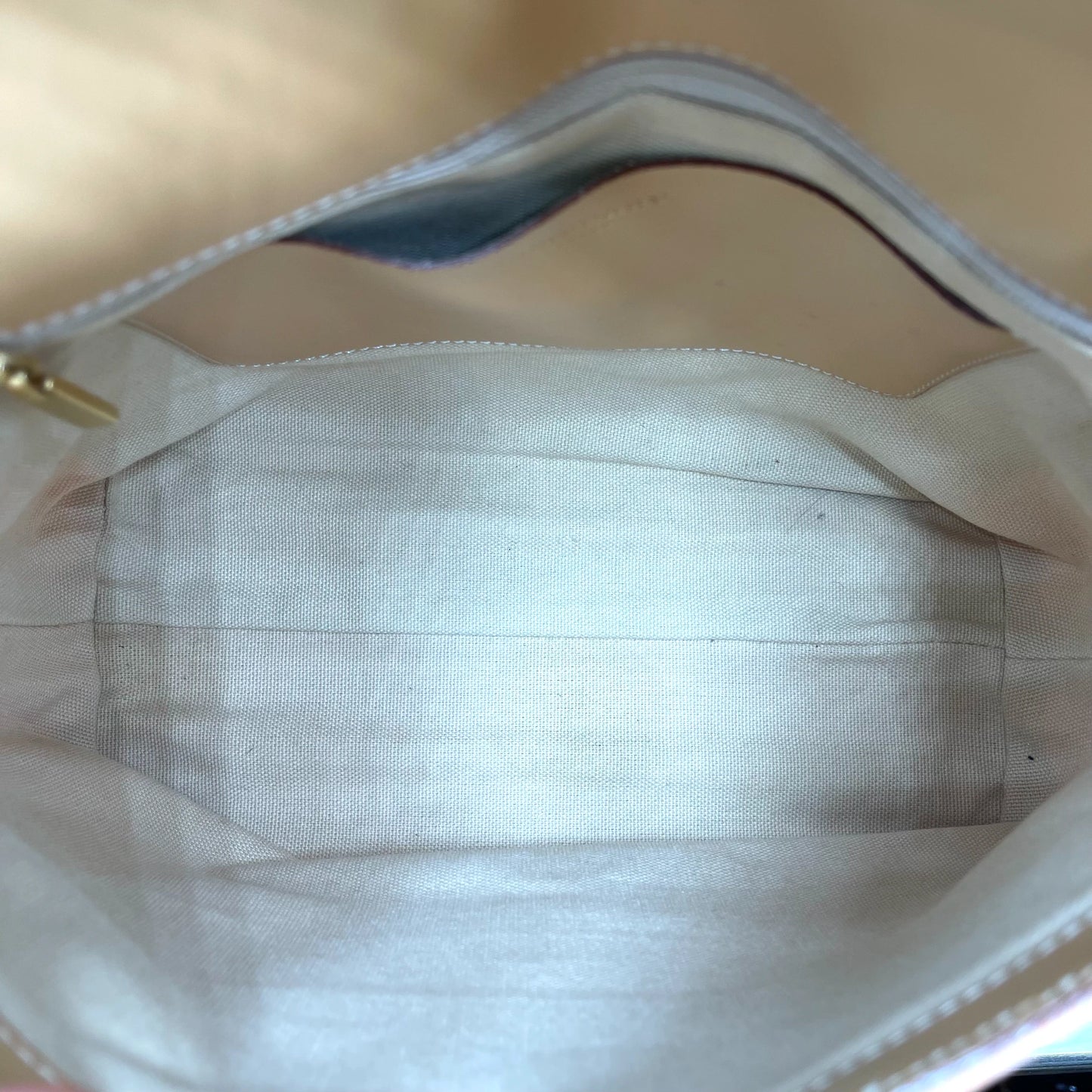 Burberry Orange Vintage Canvas Shoulder Bag