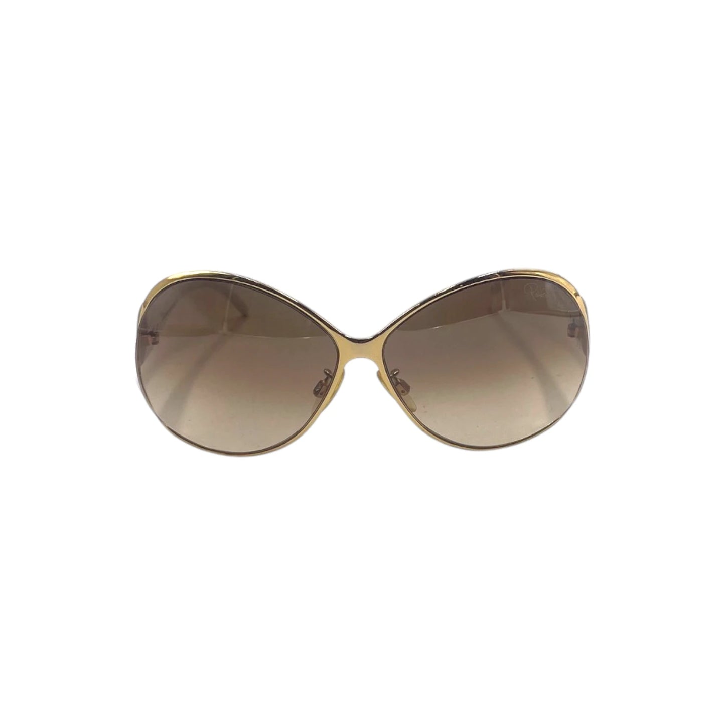 Roberto Cavalli Ore 333S Gold/White Sunglasses