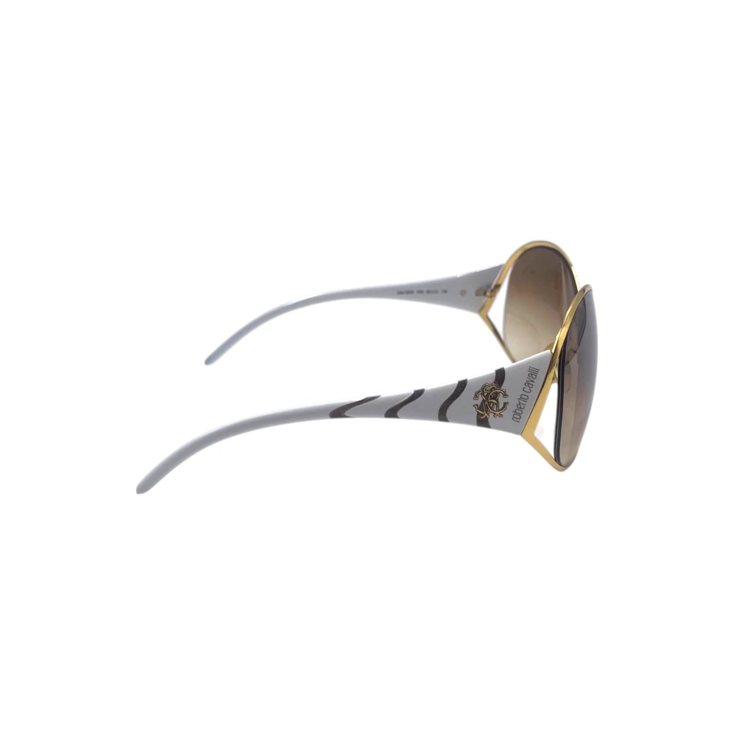 Roberto Cavalli Ore 333S Gold/White Sunglasses