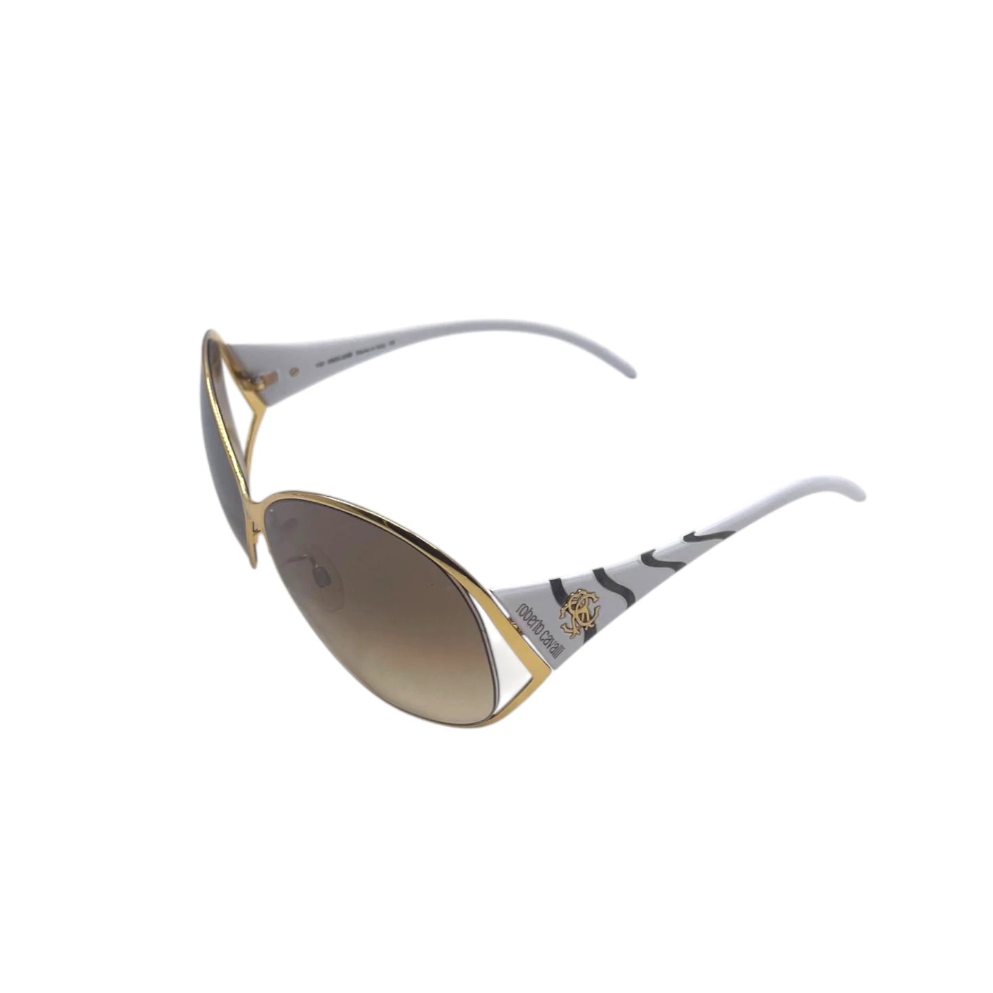 Roberto Cavalli Ore 333S Gold/White Sunglasses