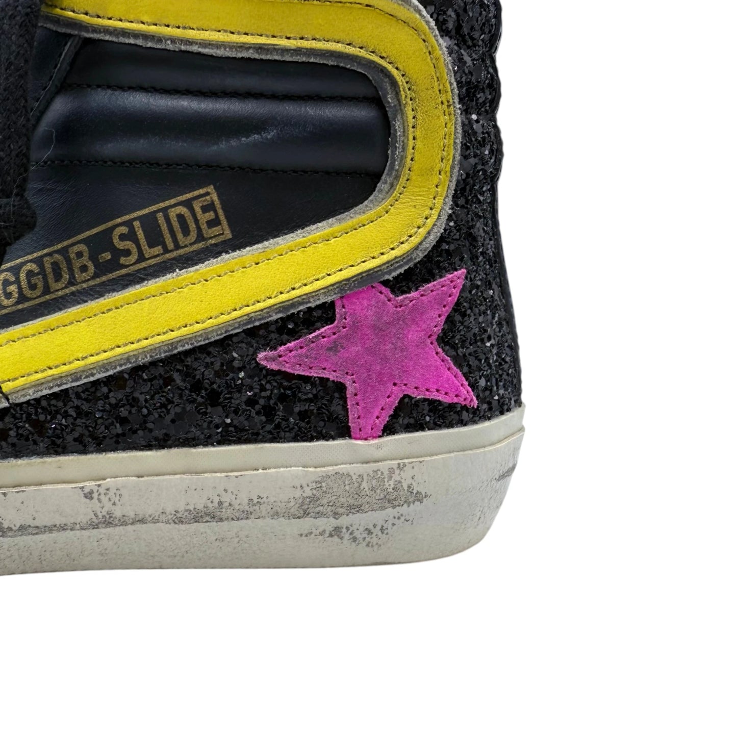 Golden Goose Leather Colorblock Slide Sneakers
