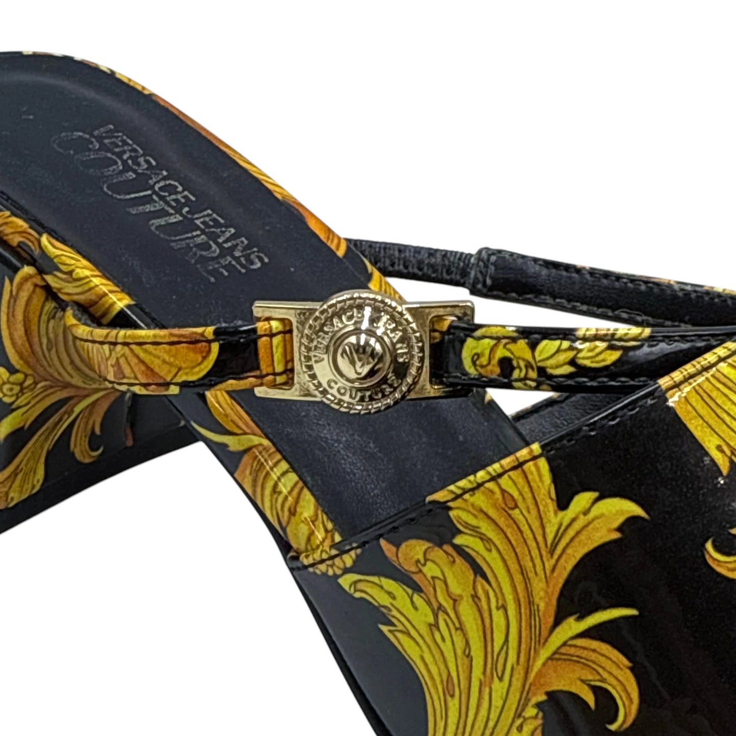 Versace Jeans Couture Barocco Twiggy Mules