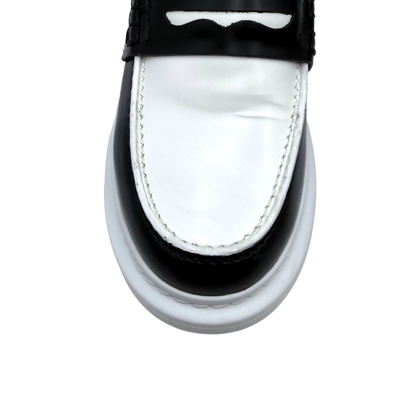 Alexander McQueen Leather Penny Loafers