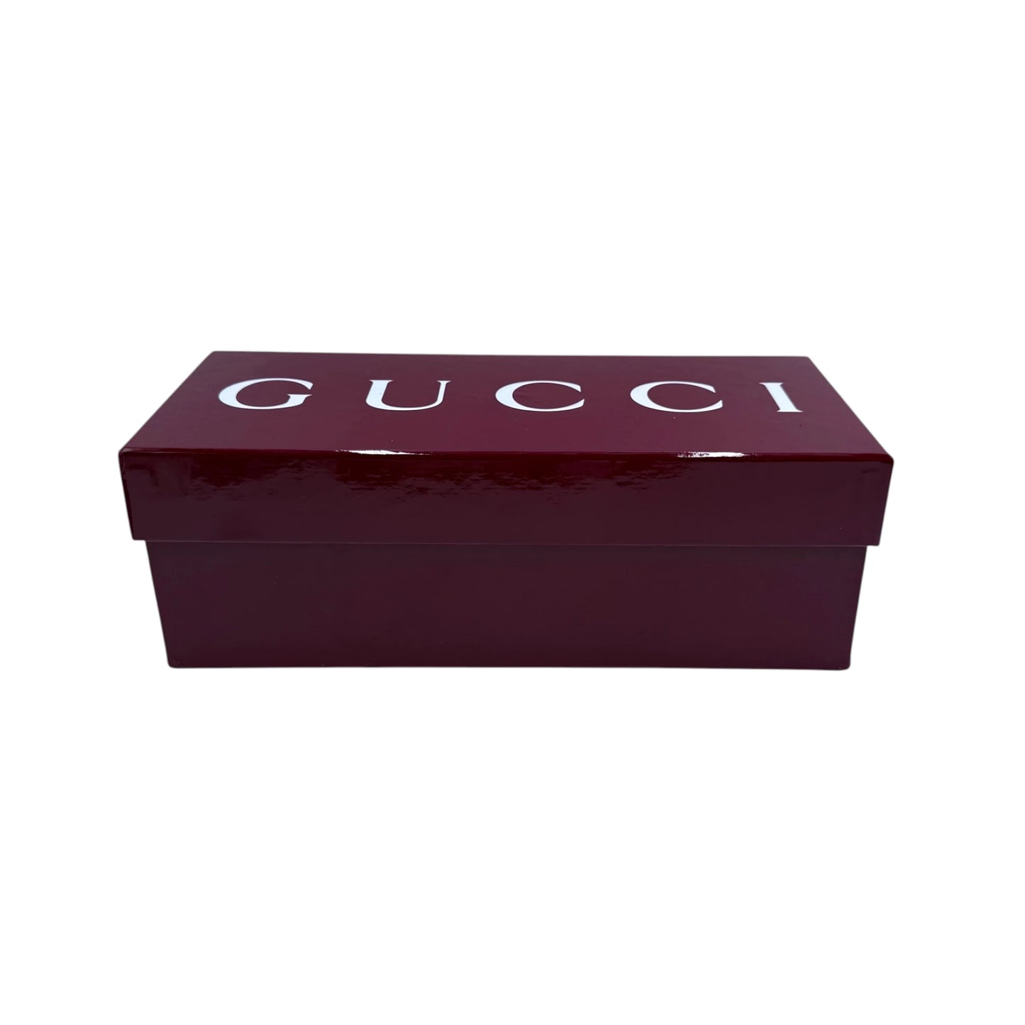 Gucci Pink Embossed Logo Slides