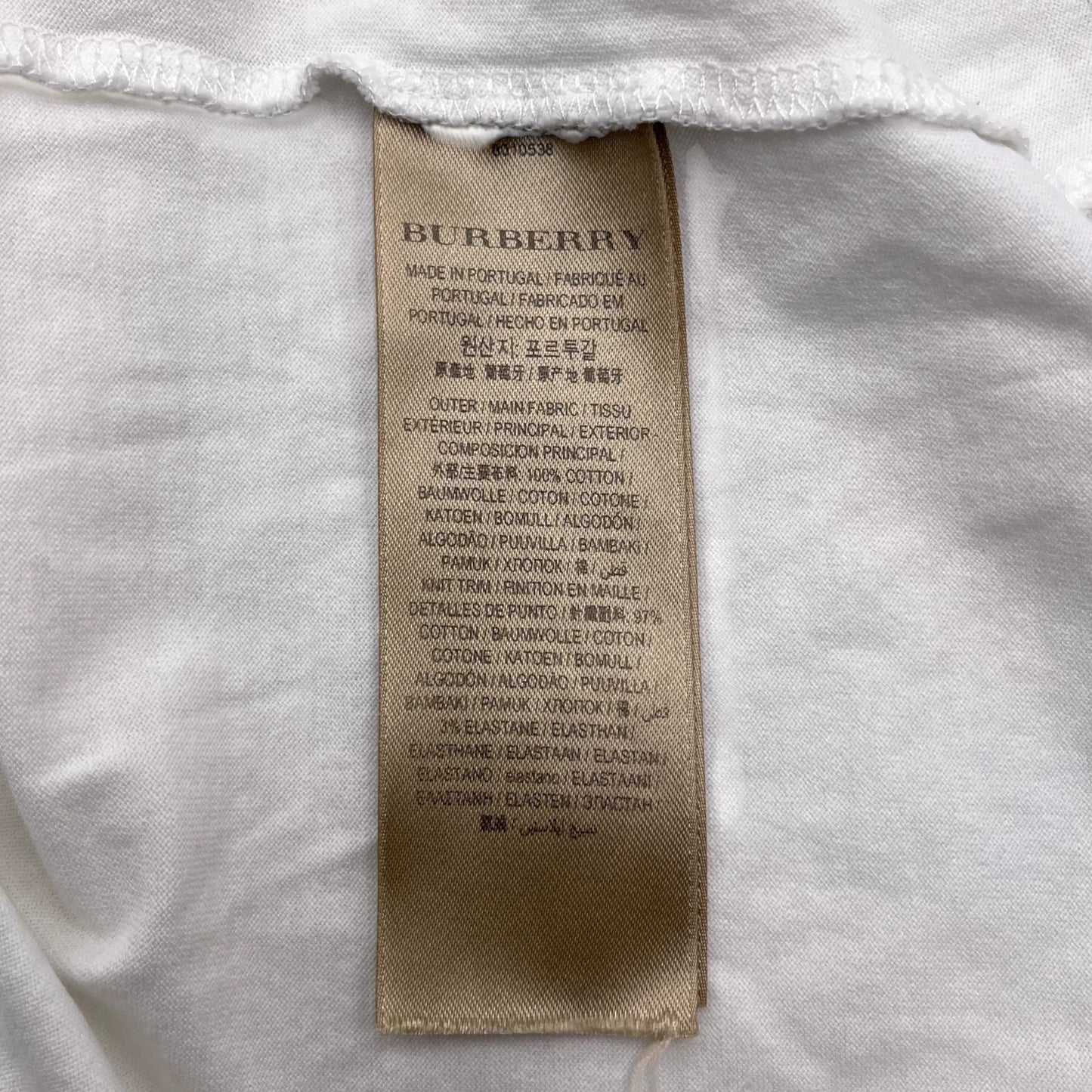 Burberry London White T-Shirt - M