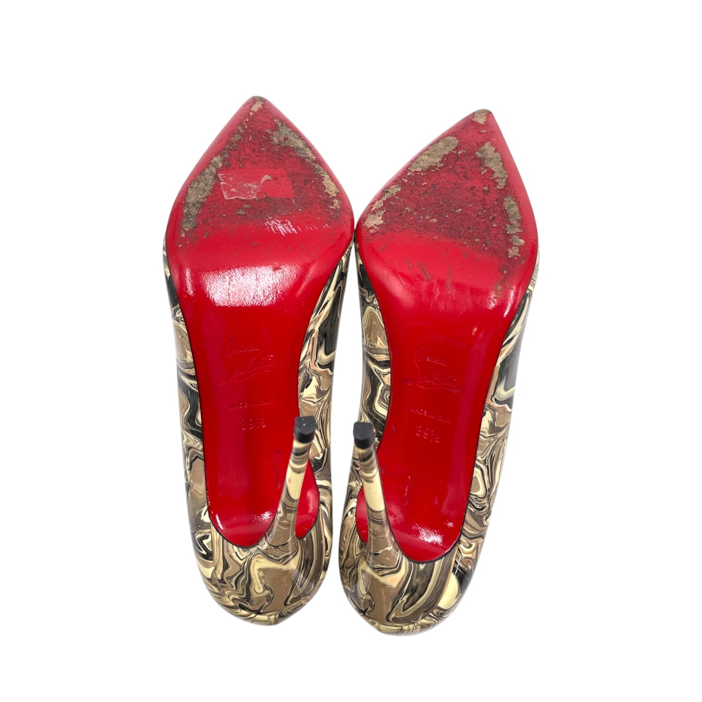 Louboutin Patent Marble Pump