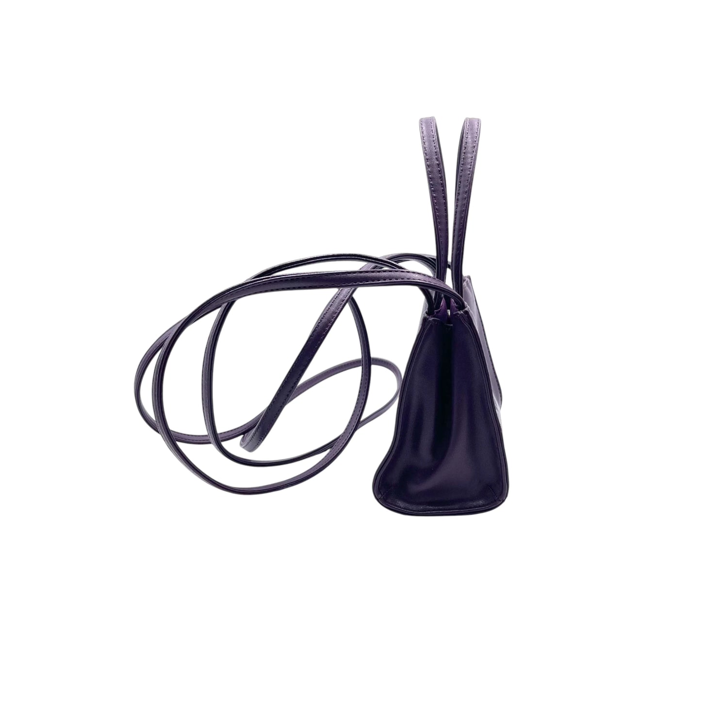 Telfar Small Purple Shopping Bag