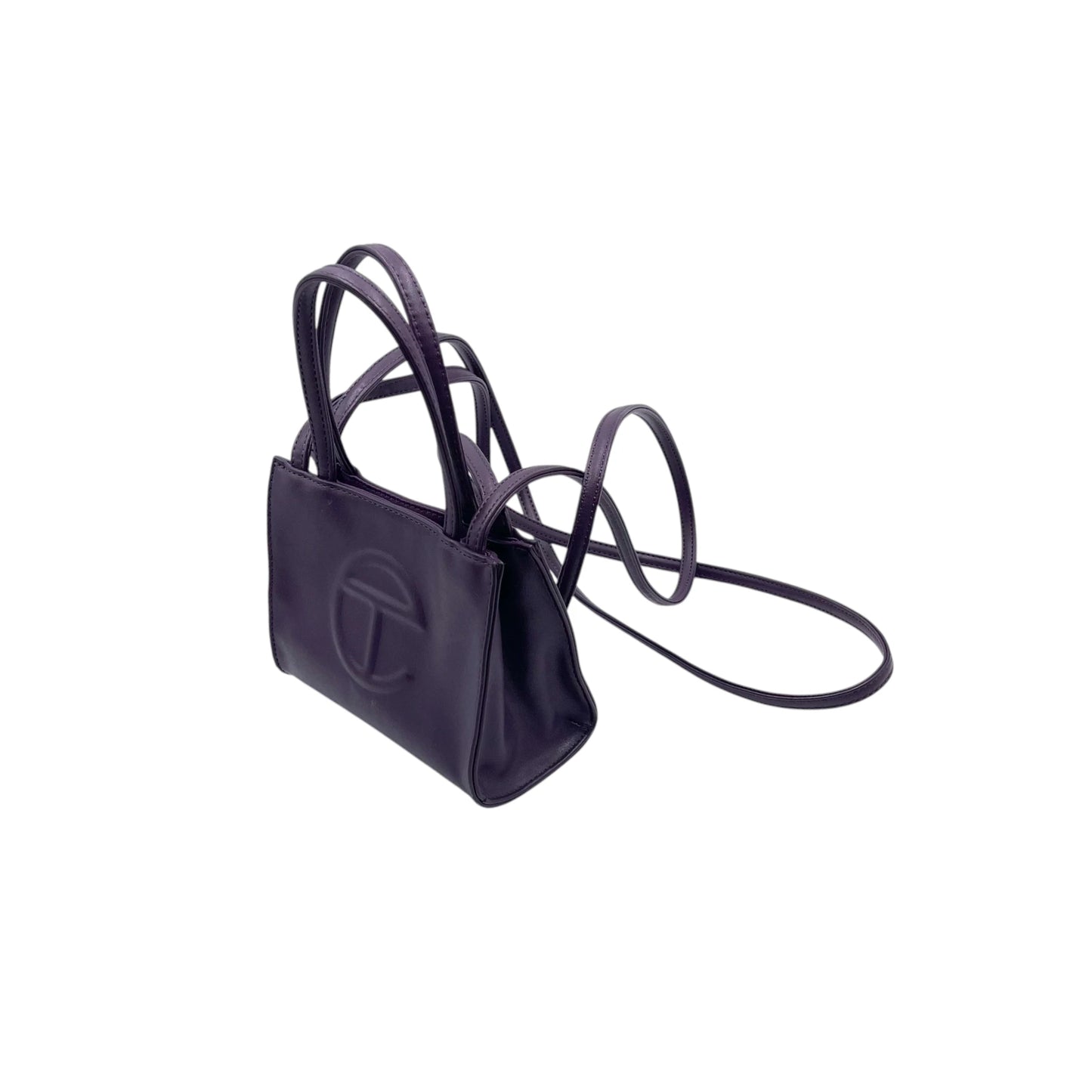 Telfar Small Purple Shopping Bag
