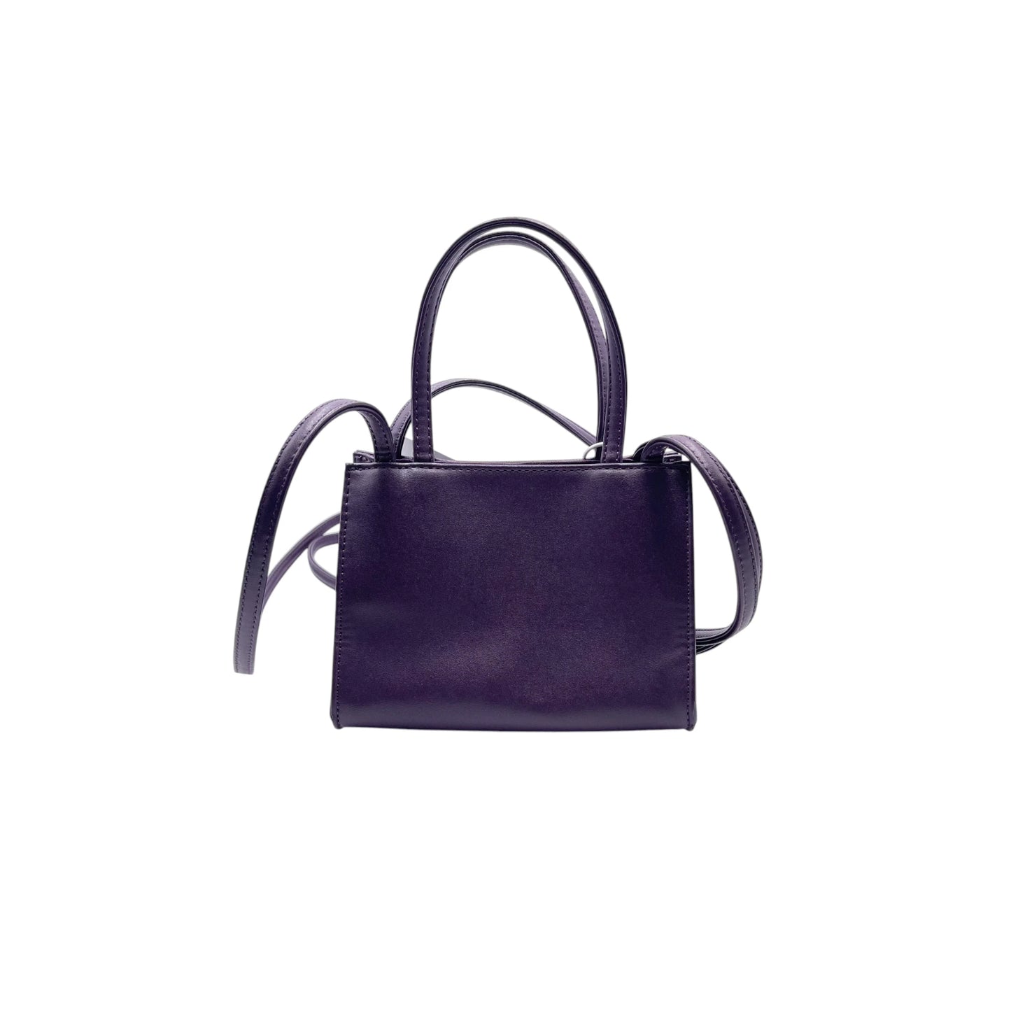 Telfar Small Purple Shopping Bag