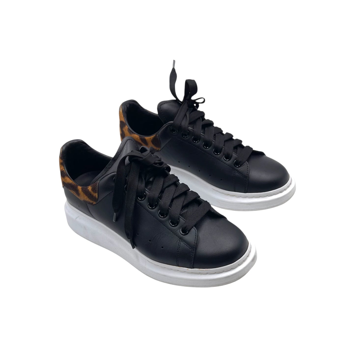 McQueen Oversized Black/Brown Pony Men's Snkr