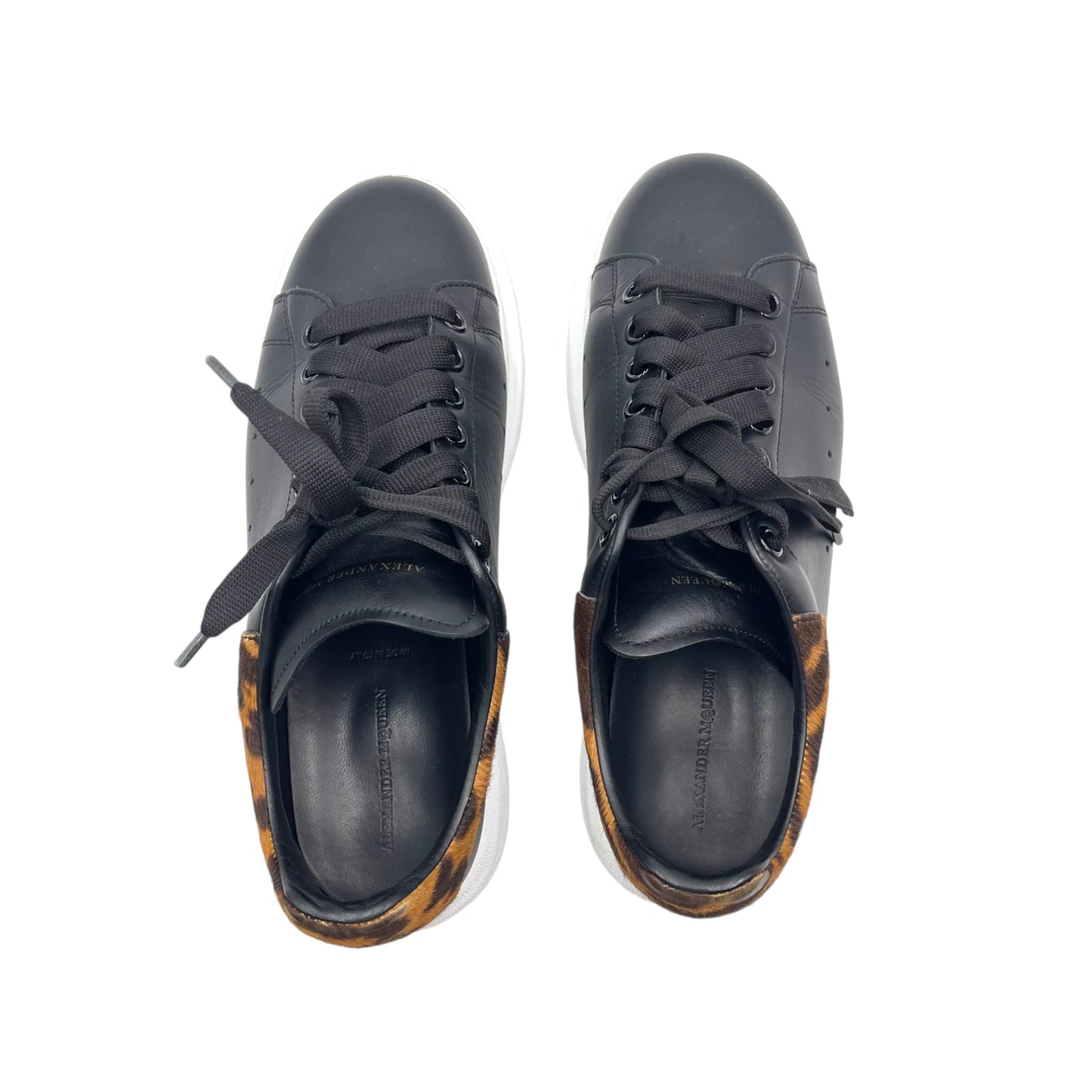 McQueen Oversized Black/Brown Pony Men's Snkr