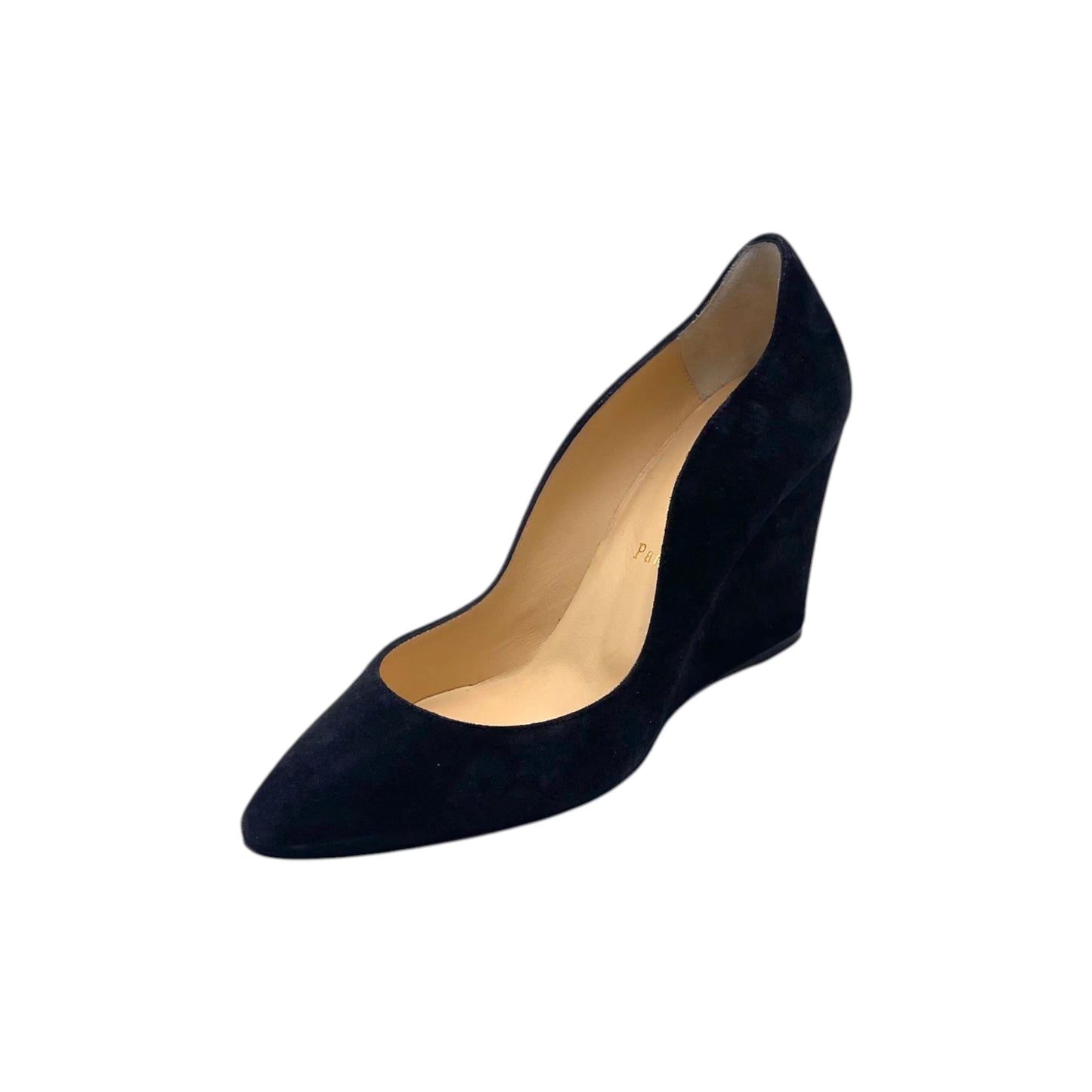 Louboutin Black Pump Suede