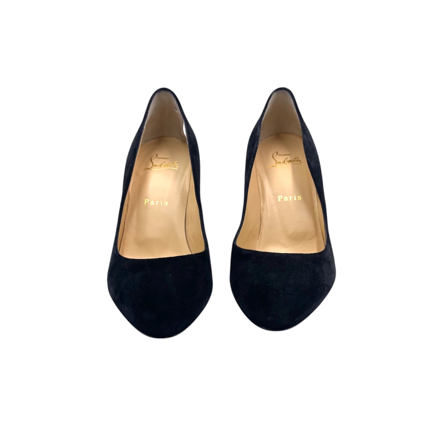 Louboutin Black Pump Suede