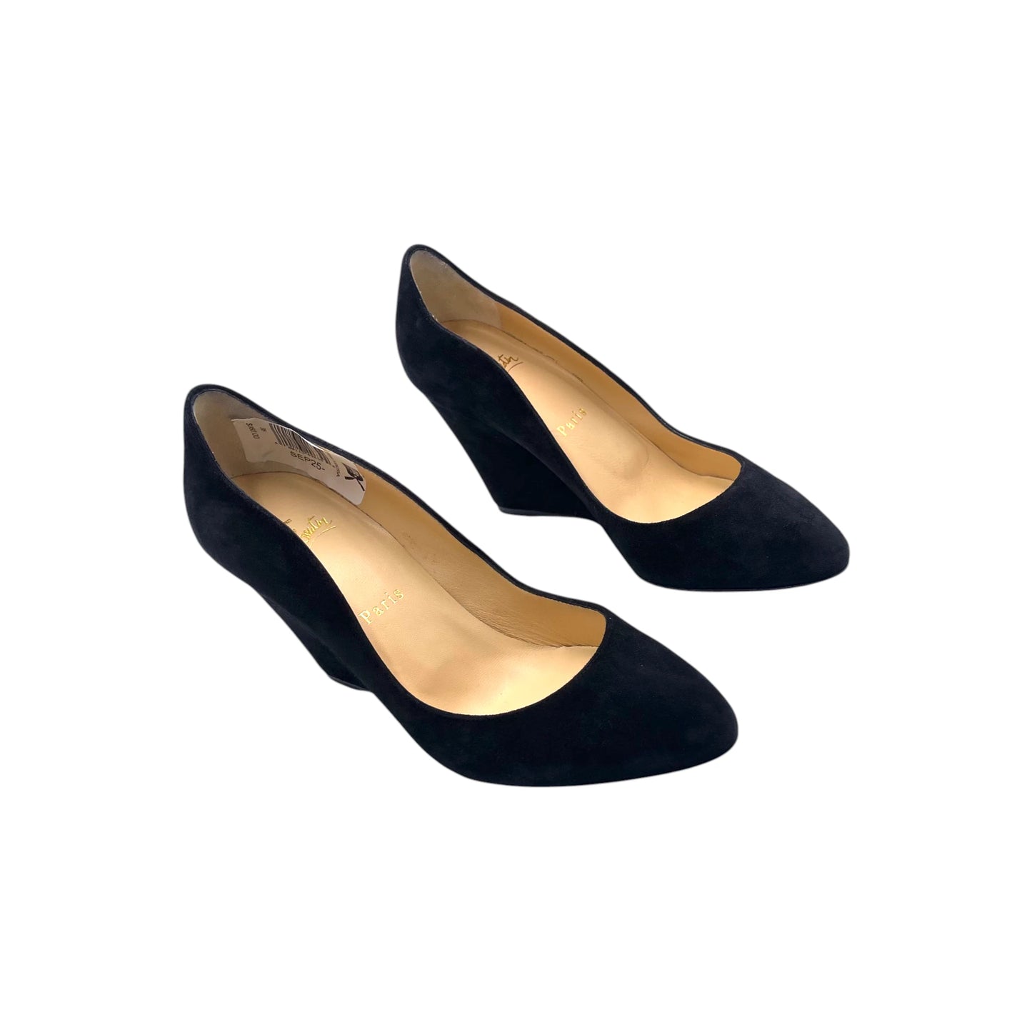 Louboutin Black Pump Suede