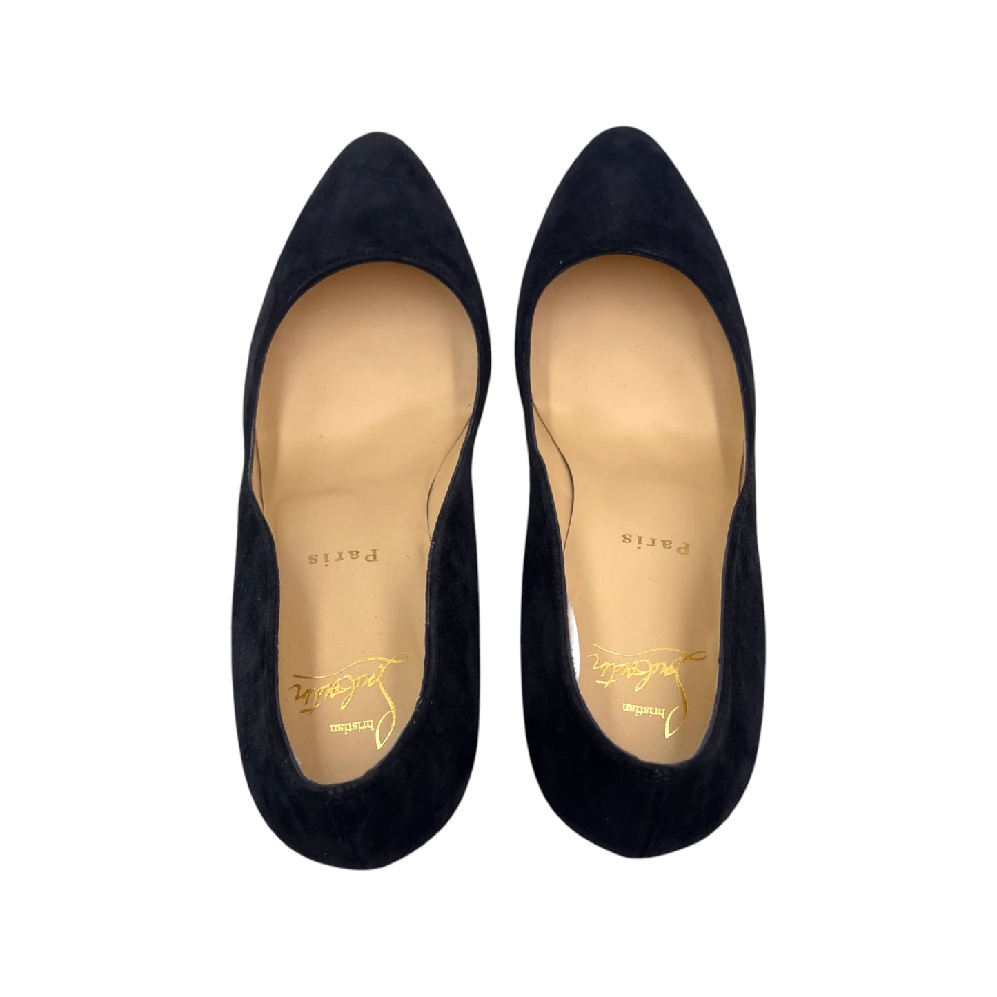 Louboutin Black Pump Suede