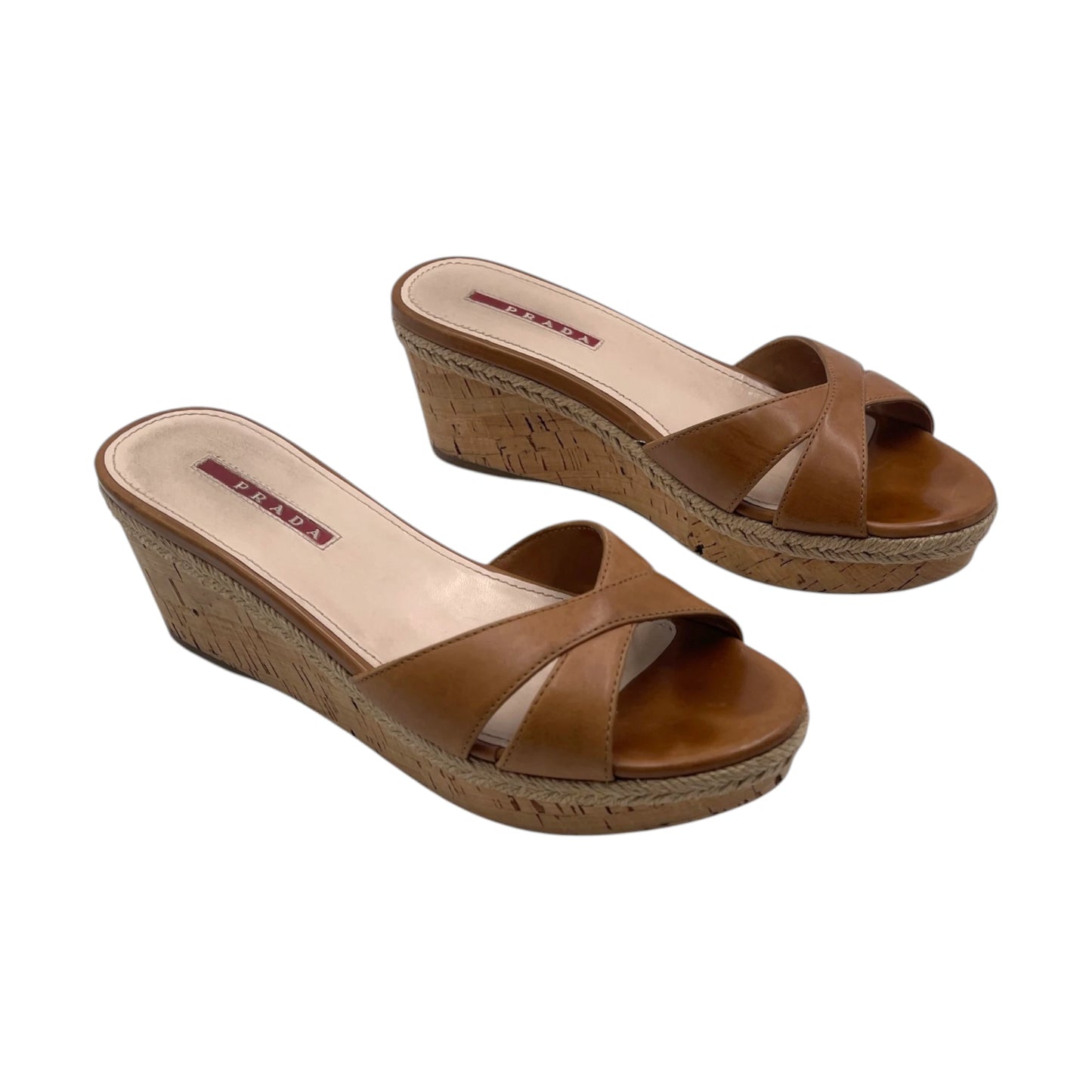 Prada Leather Wedge