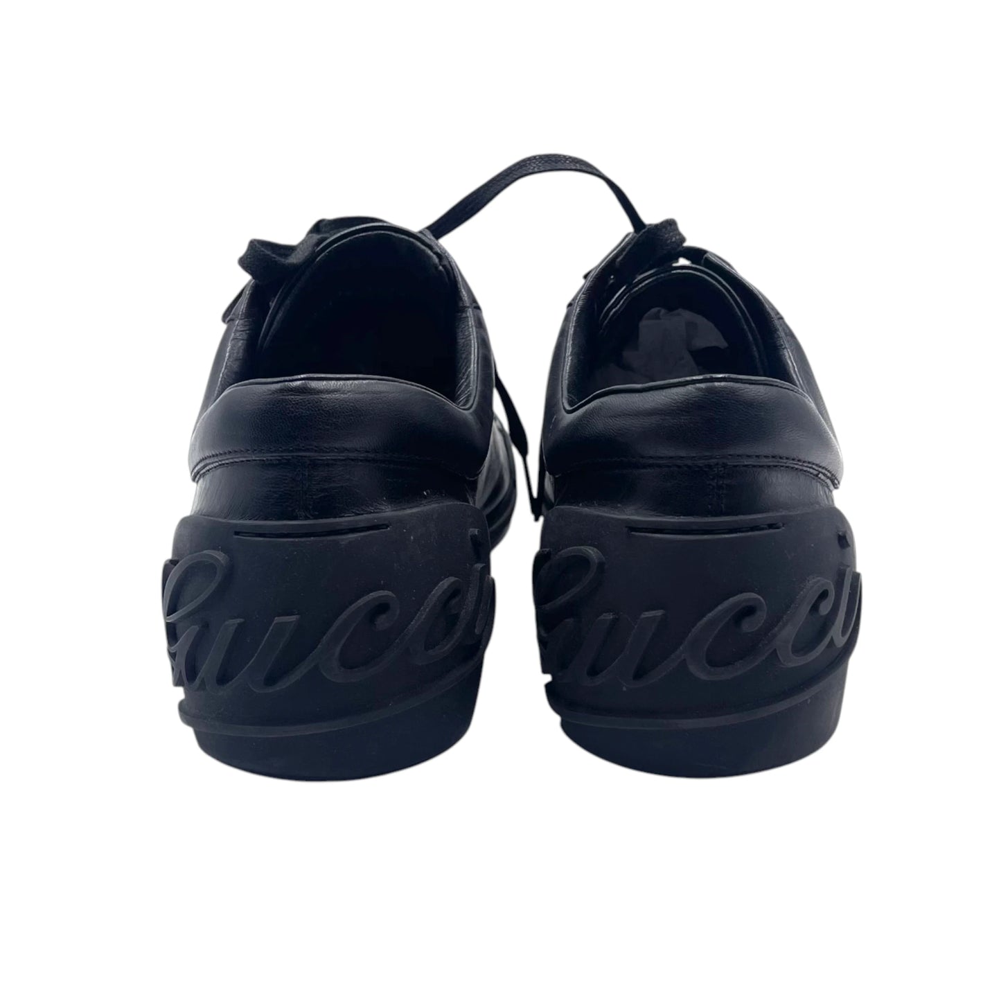 Gucci Boulevard Black Leather Men's Sneakers