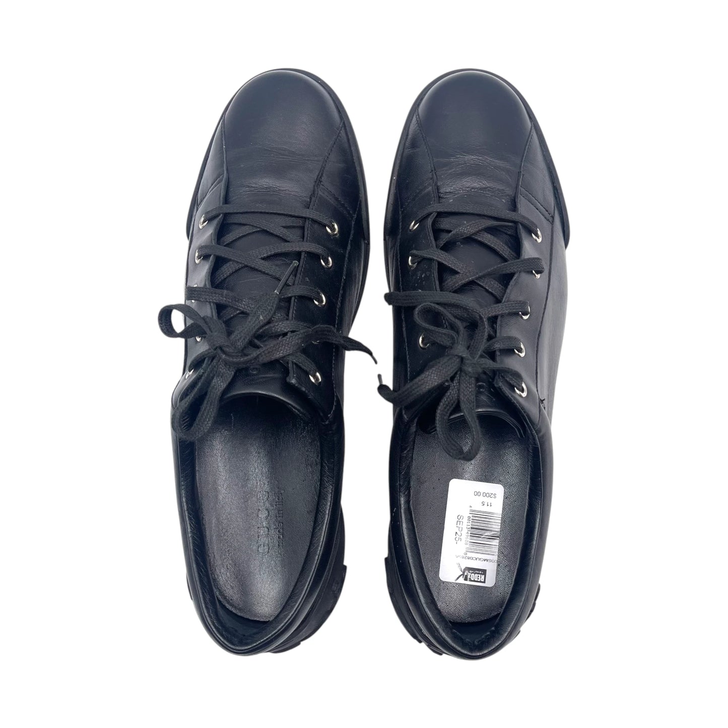 Gucci Boulevard Black Leather Men's Sneakers