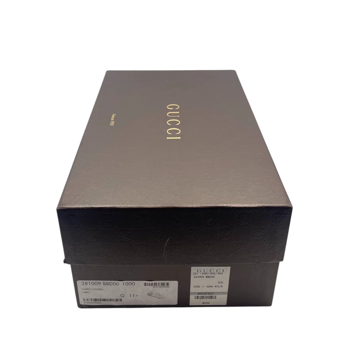Gucci Boulevard Black Leather Men's Sneakers